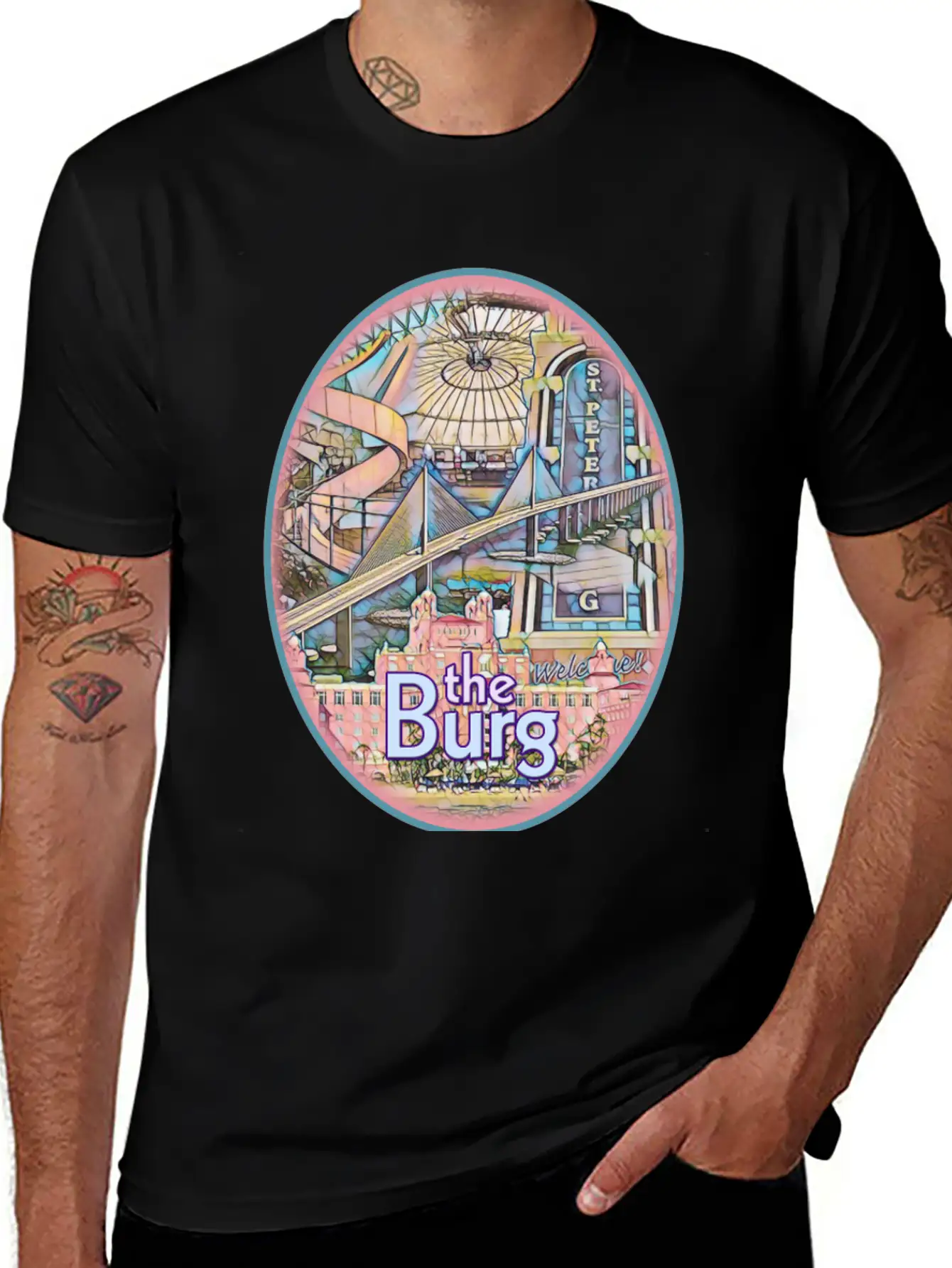 The Burg Unisex Casual T-Shirt – Clean Design For Daily Comfort