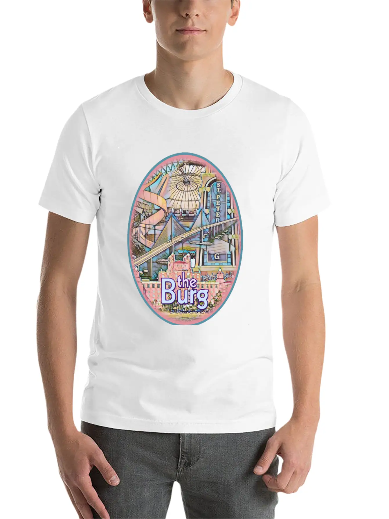 The Burg Unisex Casual T-Shirt – Clean Design For Daily Comfort