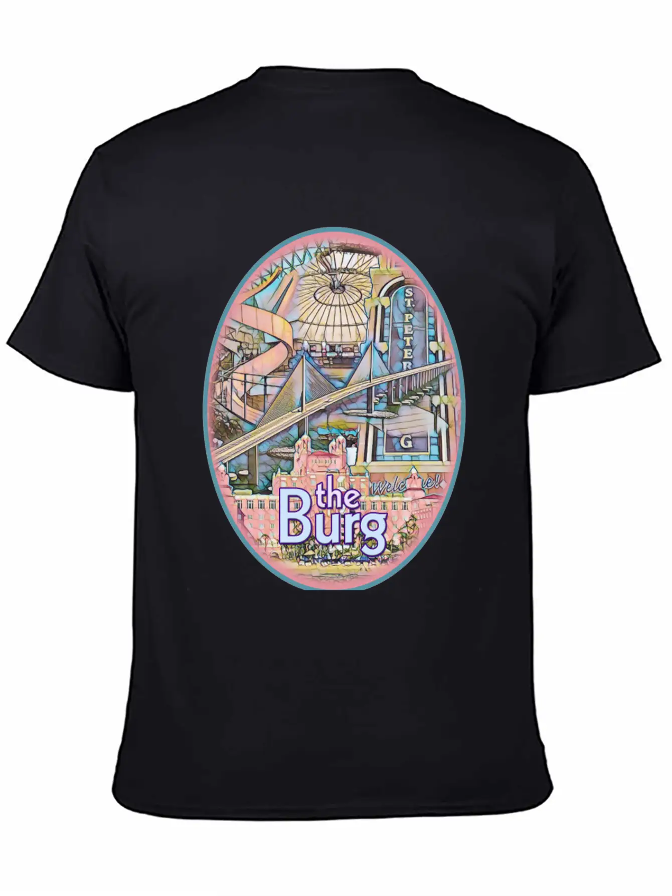 The Burg Unisex Casual T-Shirt – Clean Design For Daily Comfort
