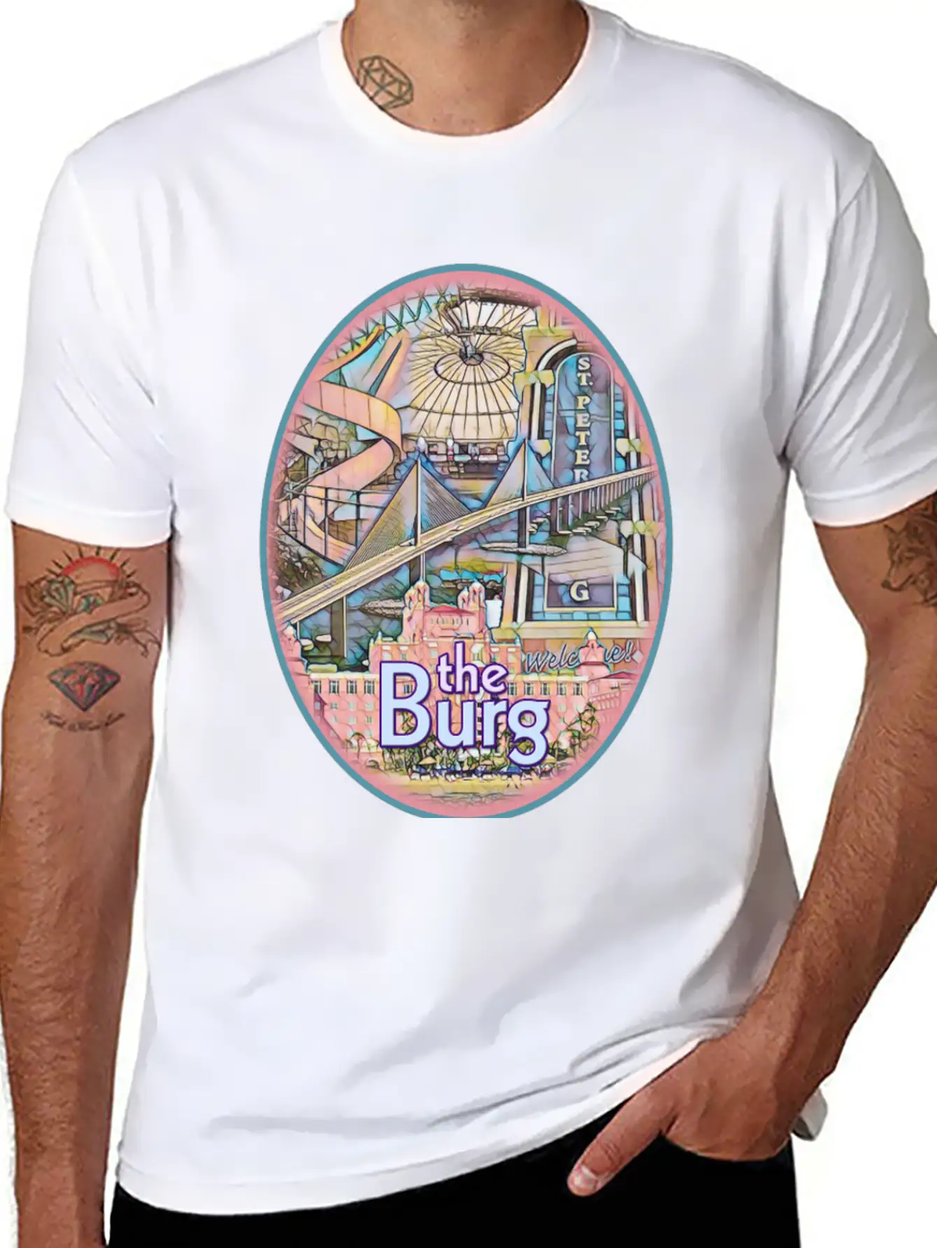 The Burg Unisex Casual T-Shirt – Clean Design For Daily Comfort