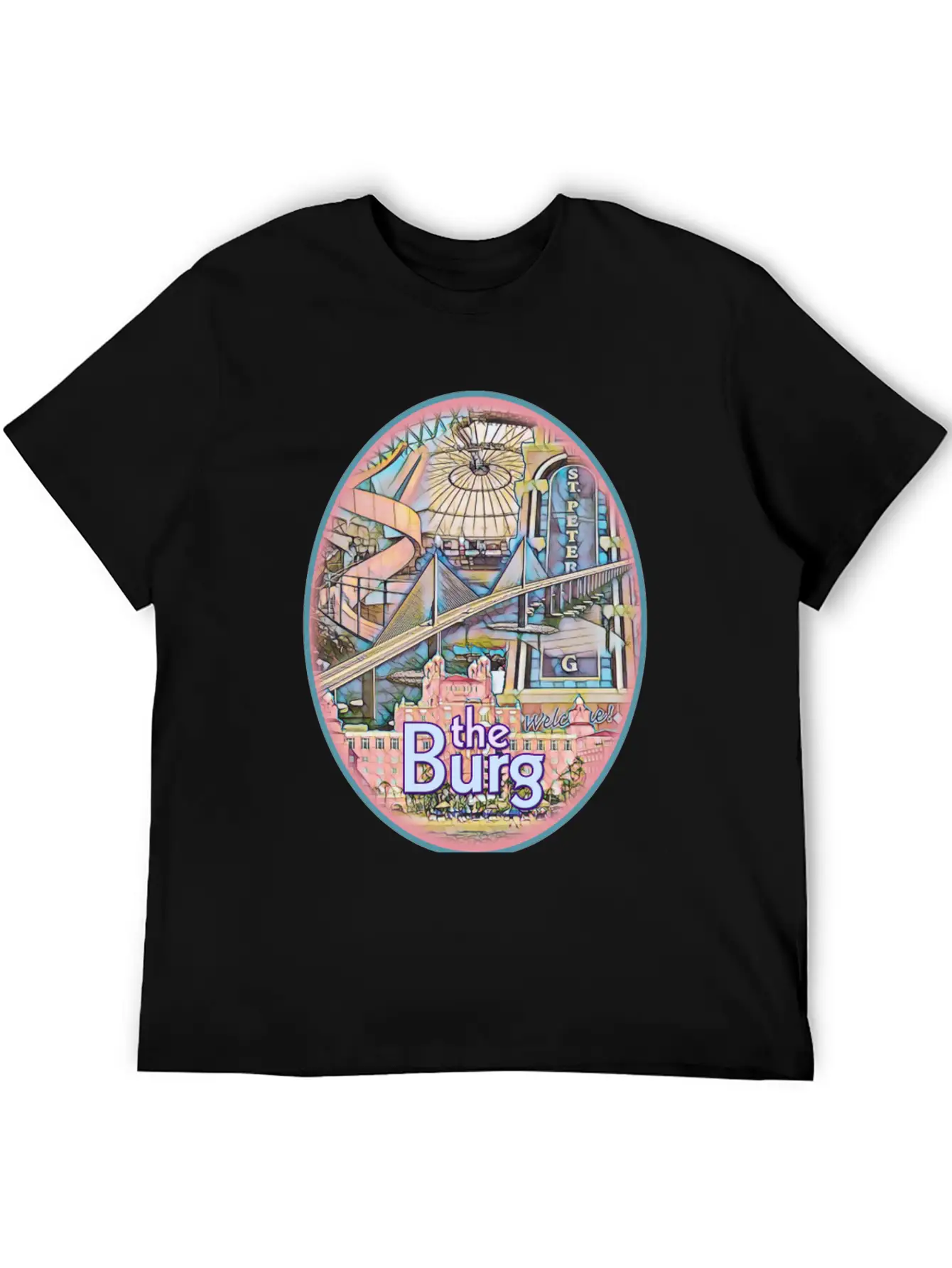 The Burg Unisex Casual T-Shirt – Clean Design For Daily Comfort