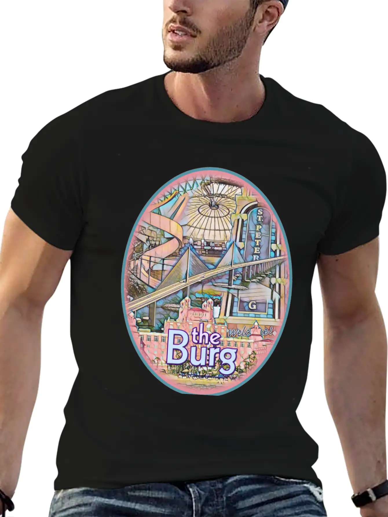 The Burg Unisex Casual T-Shirt – Clean Design For Daily Comfort