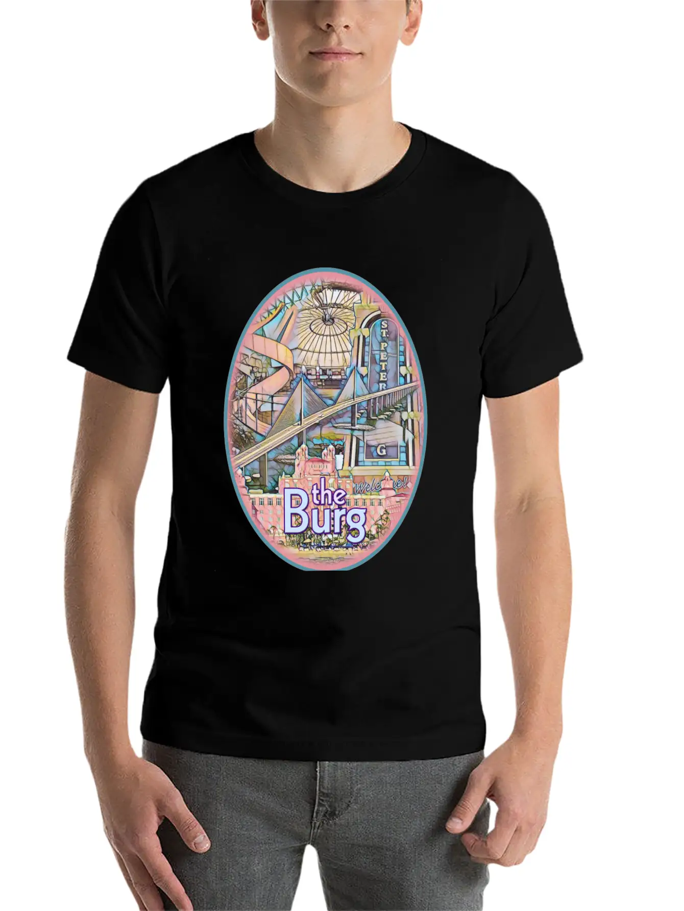The Burg Unisex Casual T-Shirt – Clean Design For Daily Comfort