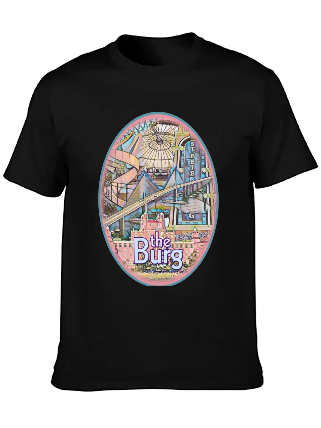 The Burg Unisex Casual T-Shirt – Clean Design For Daily Comfort