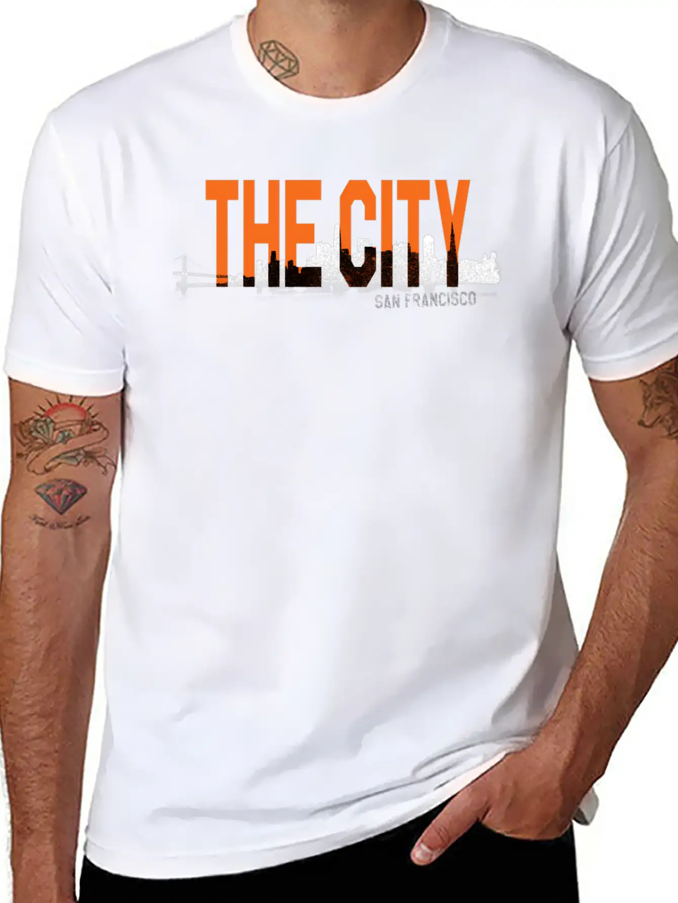 The City San Fraco Lightweight Cotton T-Shirt – Daily Comfort Graphic Shirt