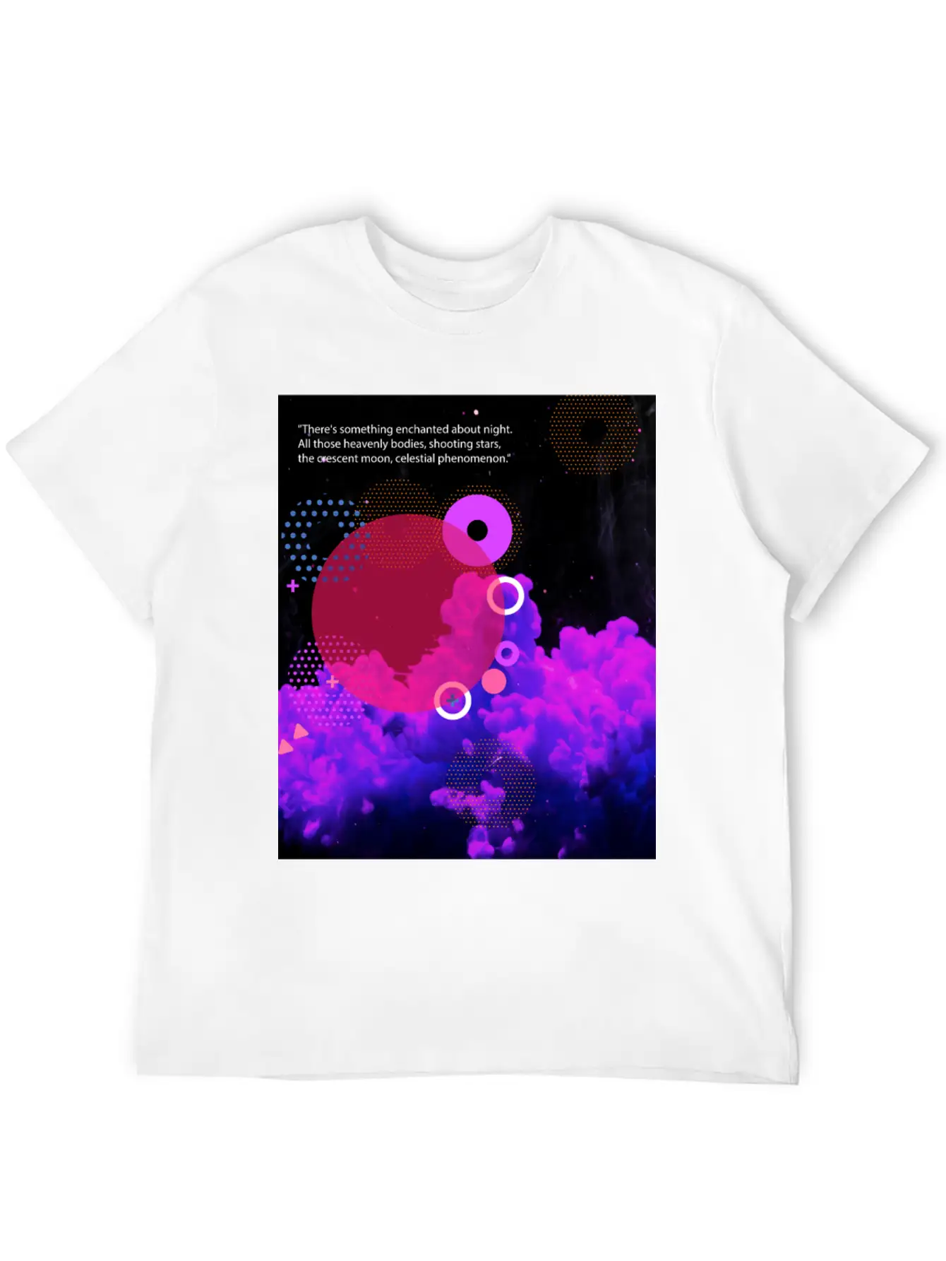 The Crescent Moon Vector, Heavenly Bodies Stylish Everyday T-Shirt – Unisex Basic Cotton Tee