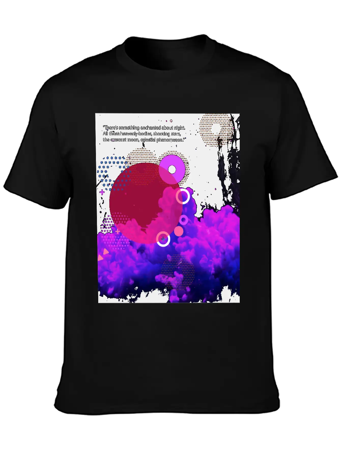 The Crescent Moon Vector, Heavenly Bodies Stylish Everyday T-Shirt – Unisex Basic Cotton Tee