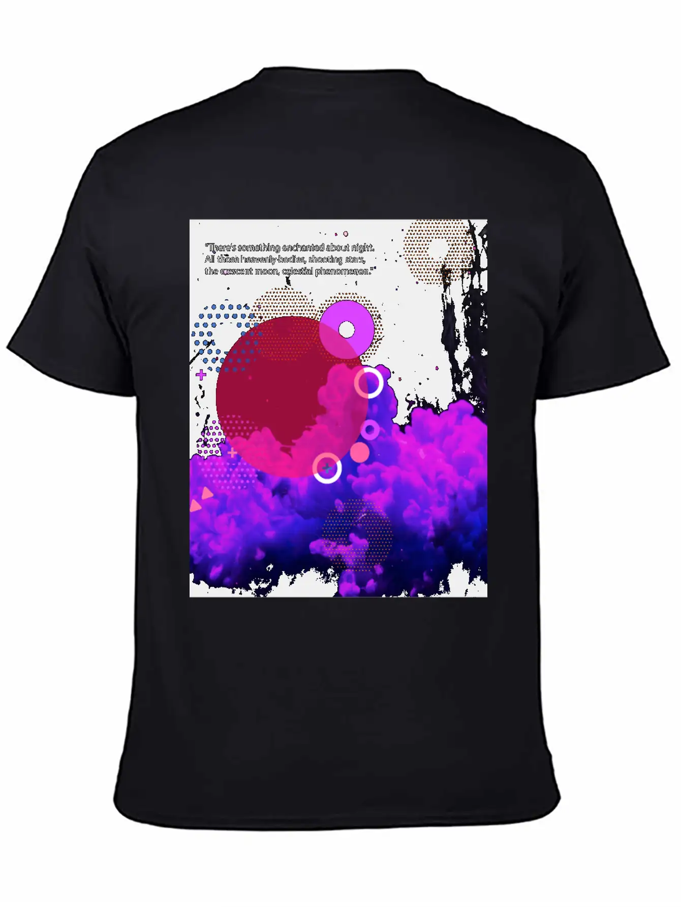The Crescent Moon Vector, Heavenly Bodies Stylish Everyday T-Shirt – Unisex Basic Cotton Tee