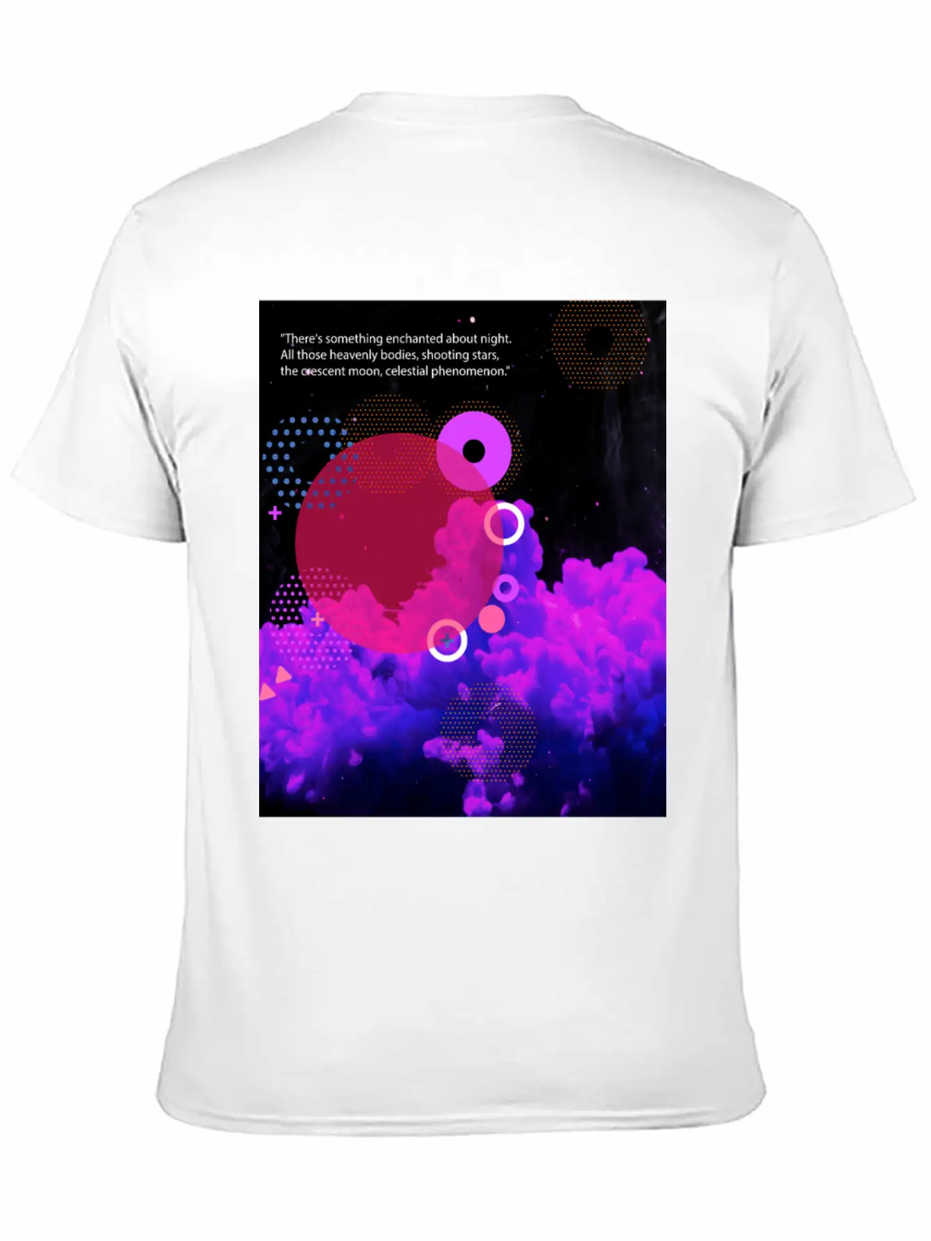 The Crescent Moon Vector, Heavenly Bodies Stylish Everyday T-Shirt – Unisex Basic Cotton Tee