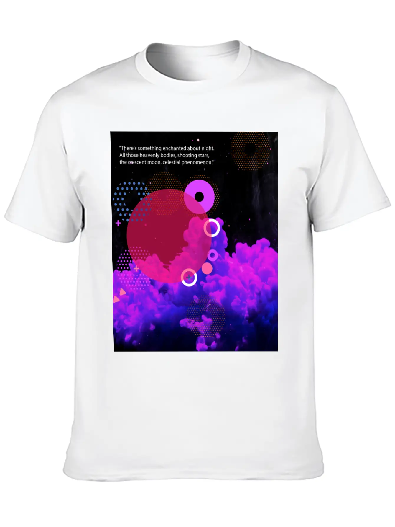 The Crescent Moon Vector, Heavenly Bodies Stylish Everyday T-Shirt – Unisex Basic Cotton Tee