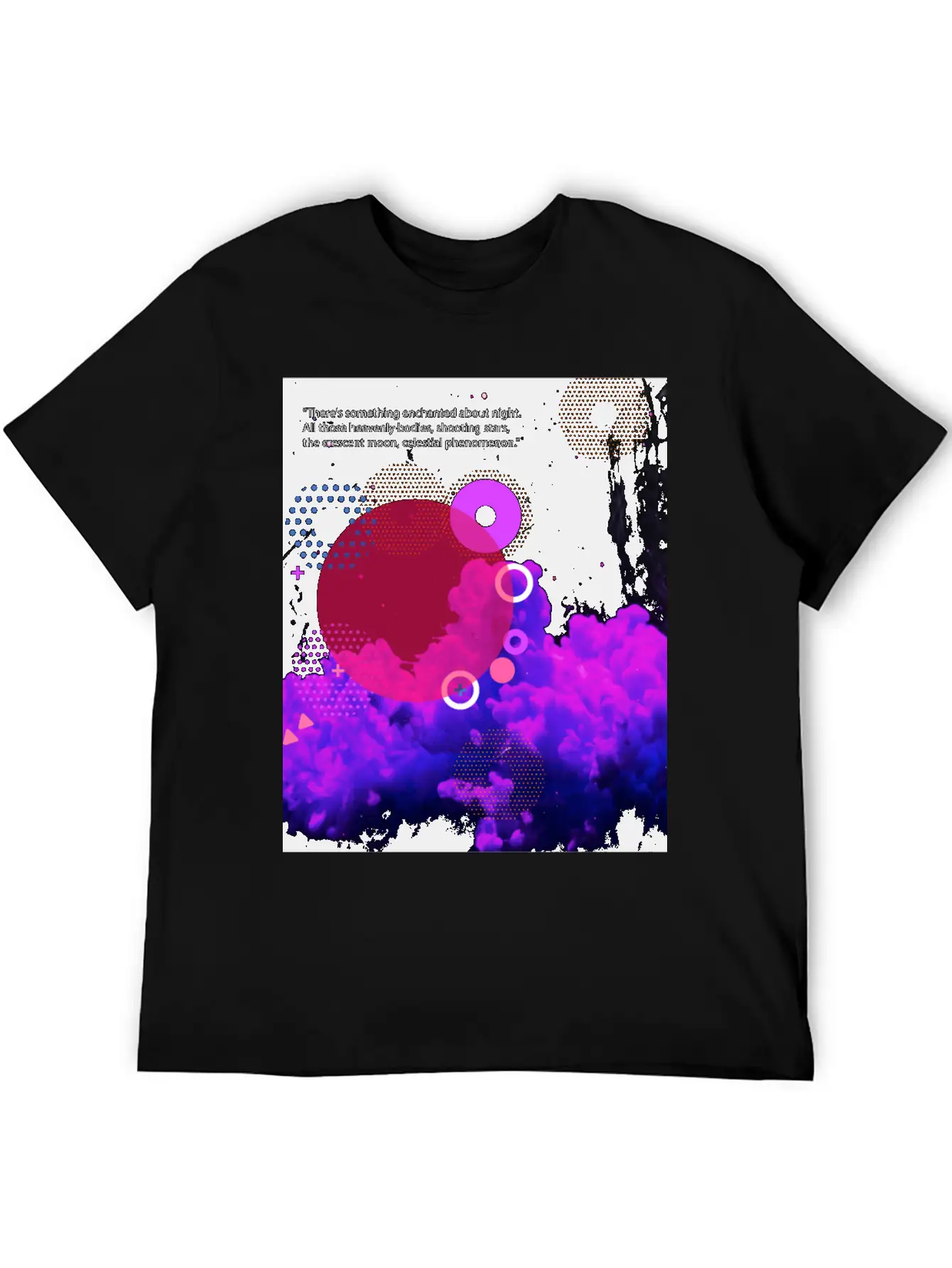 The Crescent Moon Vector, Heavenly Bodies Stylish Everyday T-Shirt – Unisex Basic Cotton Tee
