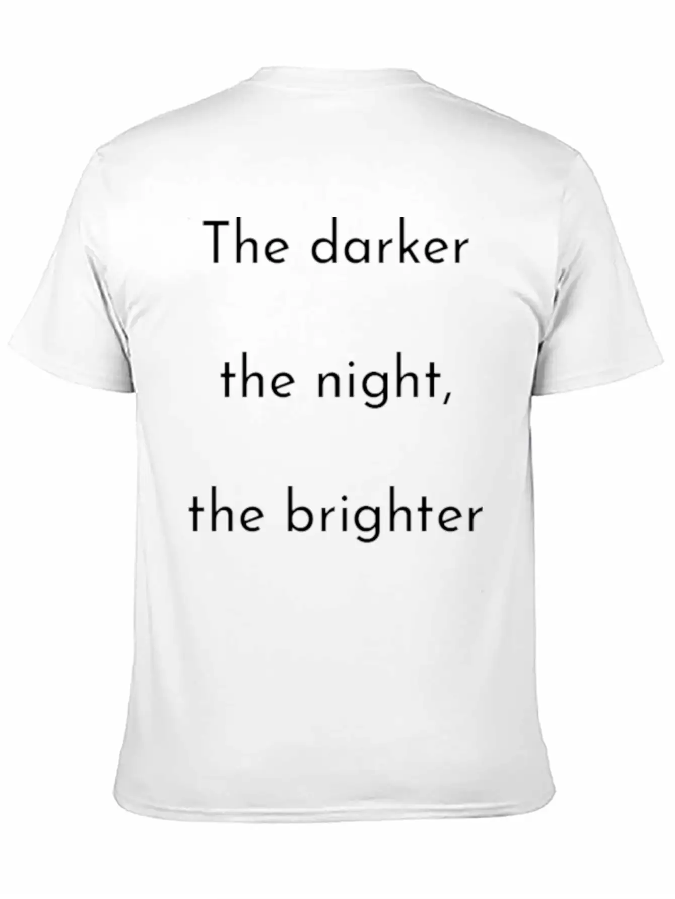 The Darker The Night Mindfulness Spiritual Basic Graphic T-Shirt – Daily Comfort In Soft Cotton