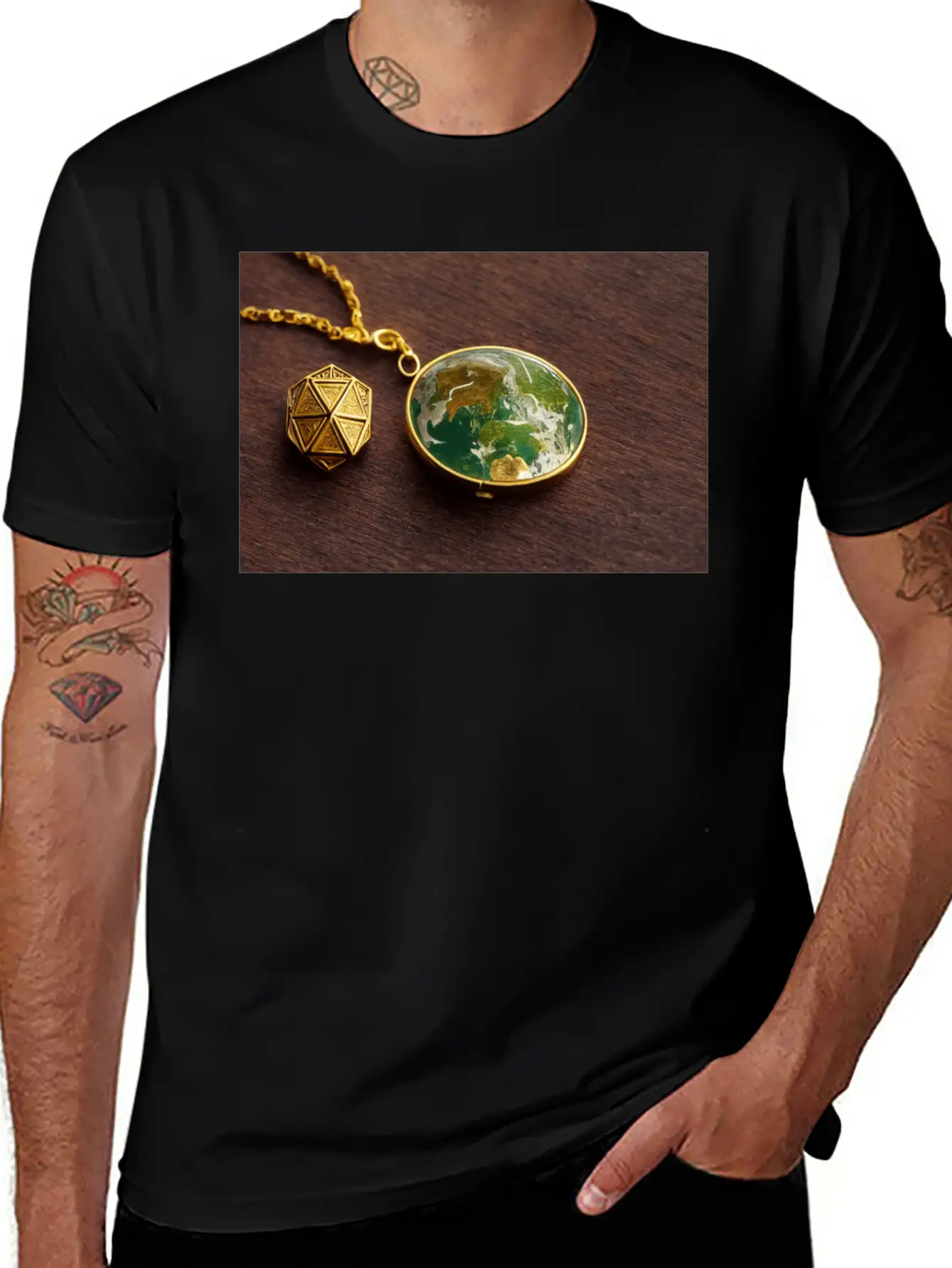 The Earth Amulet Stylish Everyday T-Shirt – Unisex Basic Cotton Tee