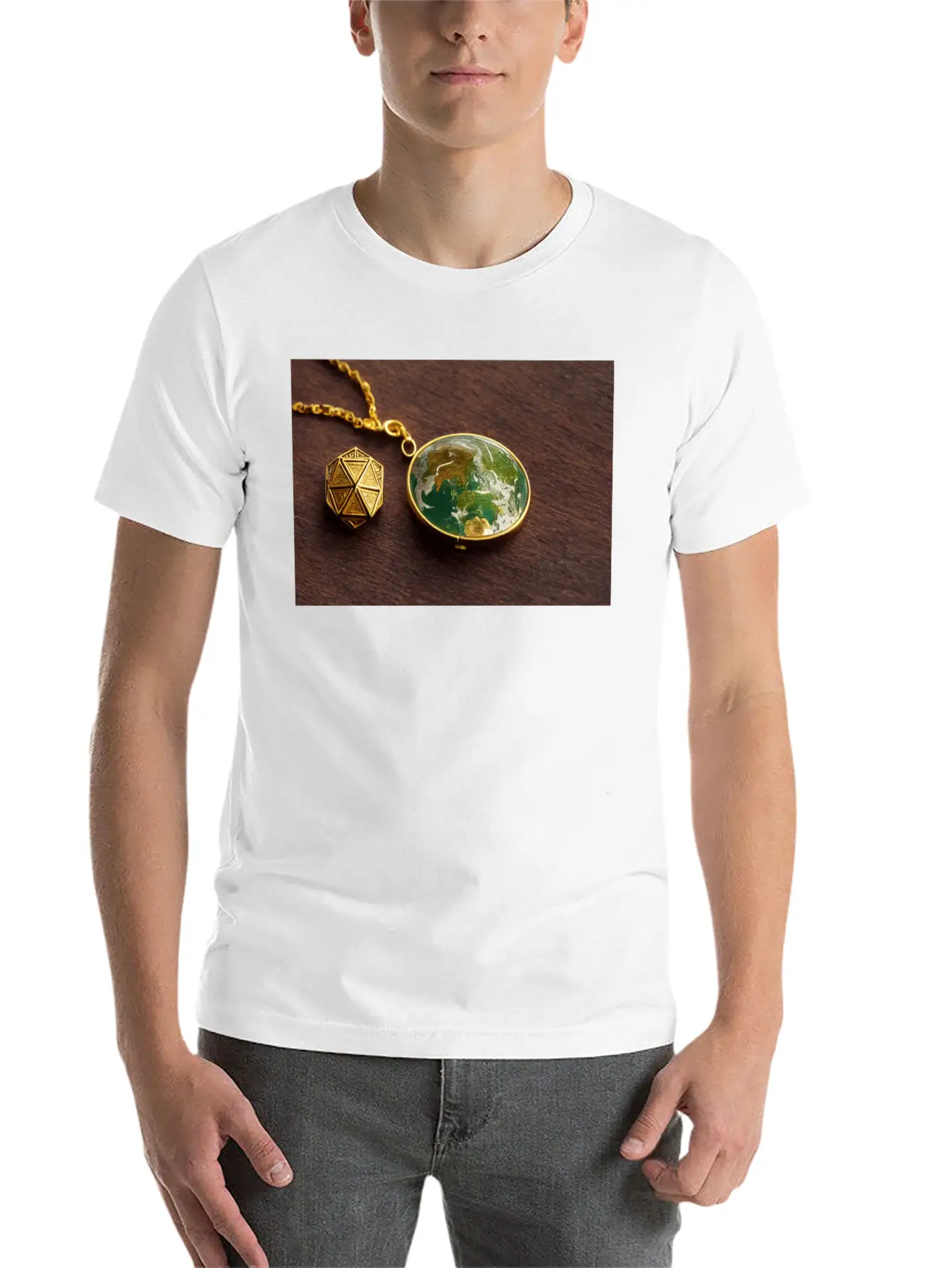 The Earth Amulet Stylish Everyday T-Shirt – Unisex Basic Cotton Tee