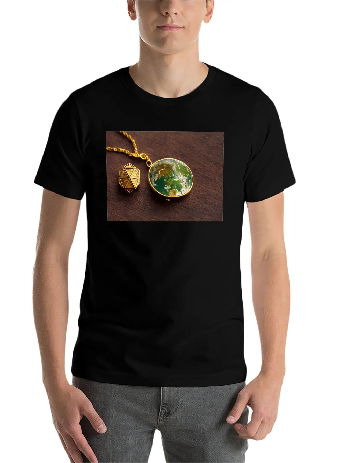 The Earth Amulet Stylish Everyday T-Shirt – Unisex Basic Cotton Tee