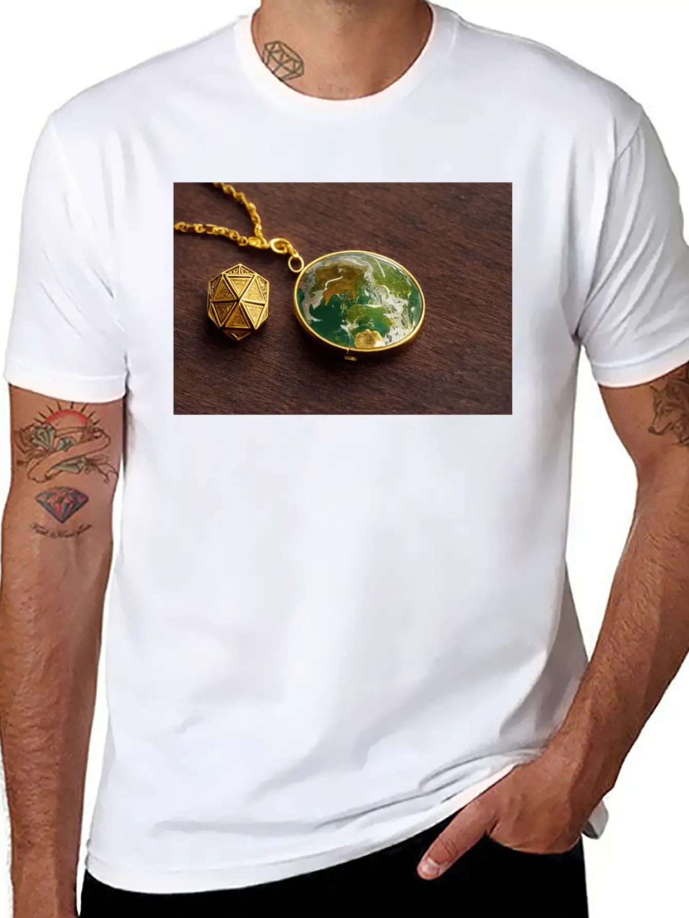 The Earth Amulet Stylish Everyday T-Shirt – Unisex Basic Cotton Tee