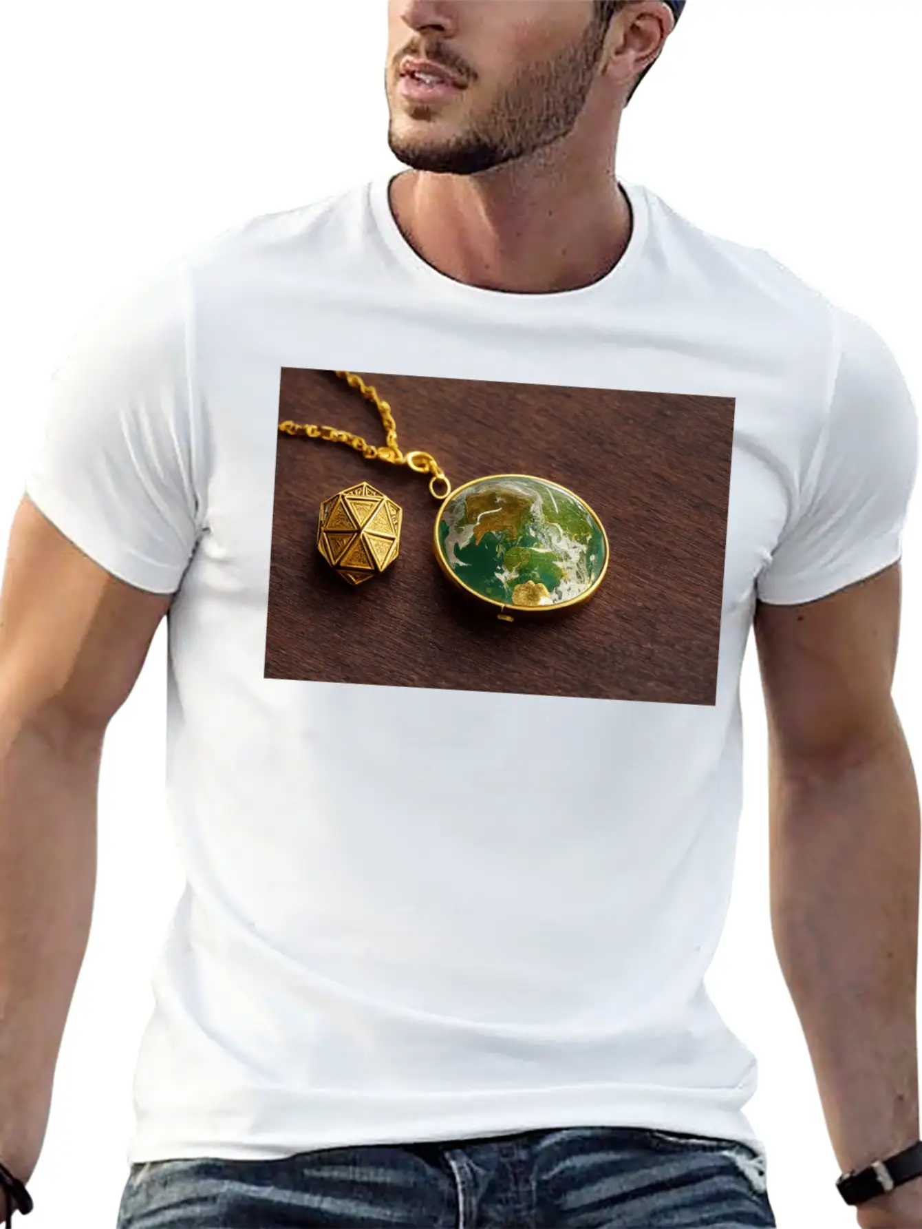 The Earth Amulet Stylish Everyday T-Shirt – Unisex Basic Cotton Tee
