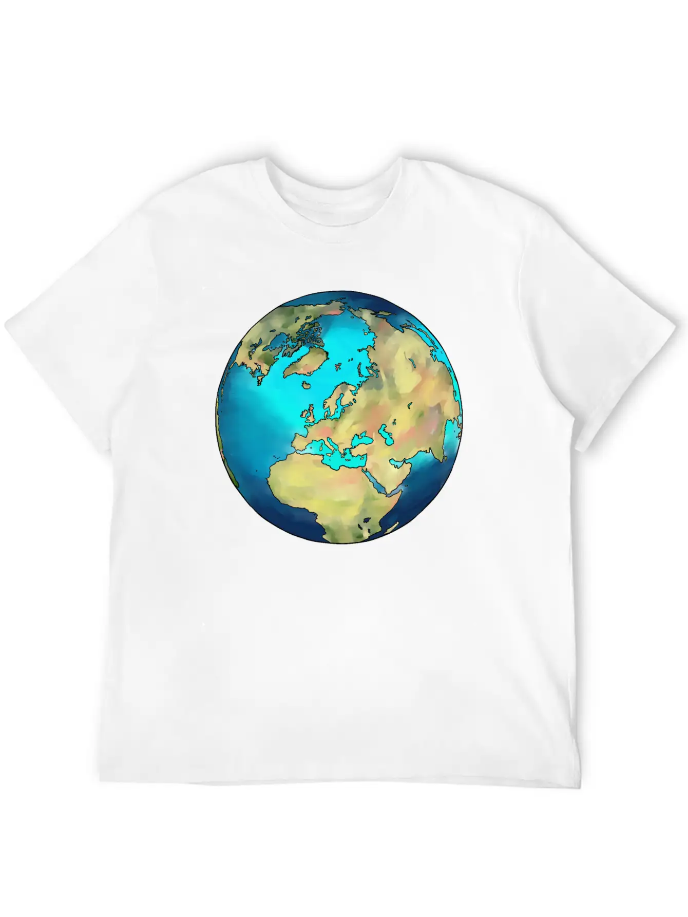 The Earth As A Desert Planet Like Mars Now Modern Fit Casual T-Shirt – Clean And Versatile Design