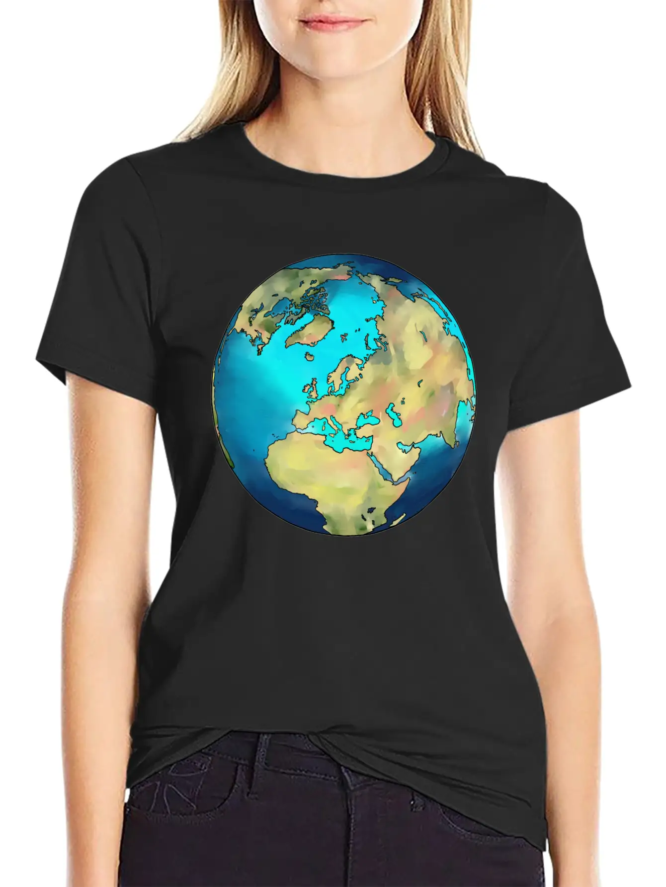 The Earth As A Desert Planet Like Mars Now Modern Fit Casual T-Shirt – Clean And Versatile Design