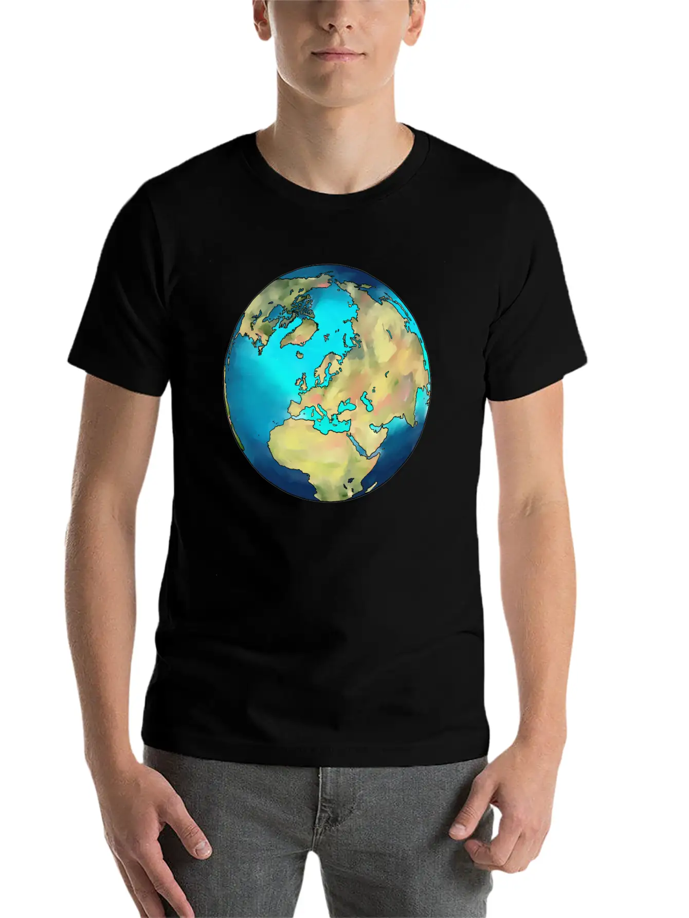 The Earth As A Desert Planet Like Mars Now Modern Fit Casual T-Shirt – Clean And Versatile Design