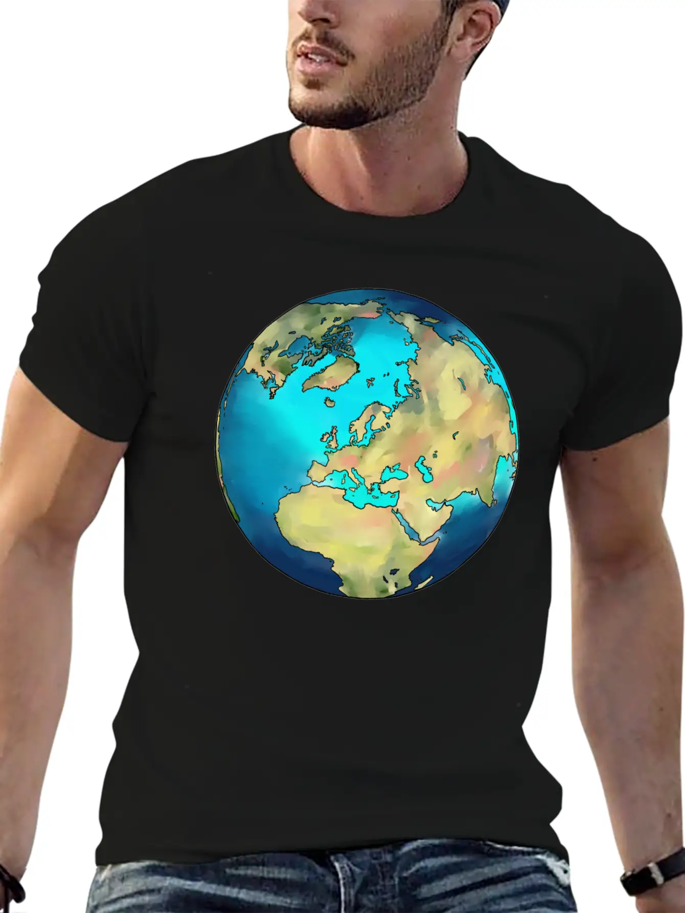 The Earth As A Desert Planet Like Mars Now Modern Fit Casual T-Shirt – Clean And Versatile Design