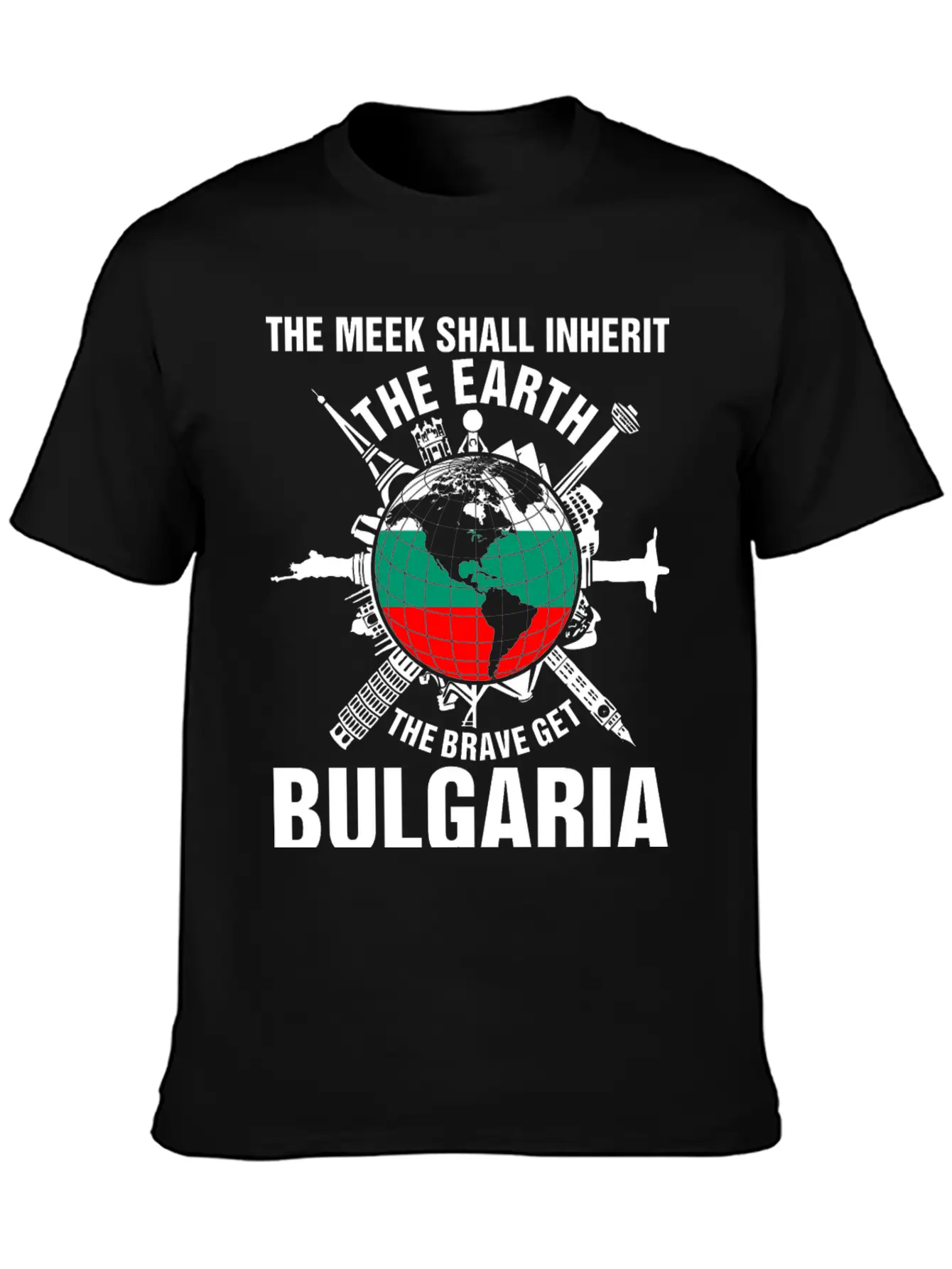 The Earth Brave Get Bulgaria Unisex Casual T-Shirt – Clean Design For Daily Comfort