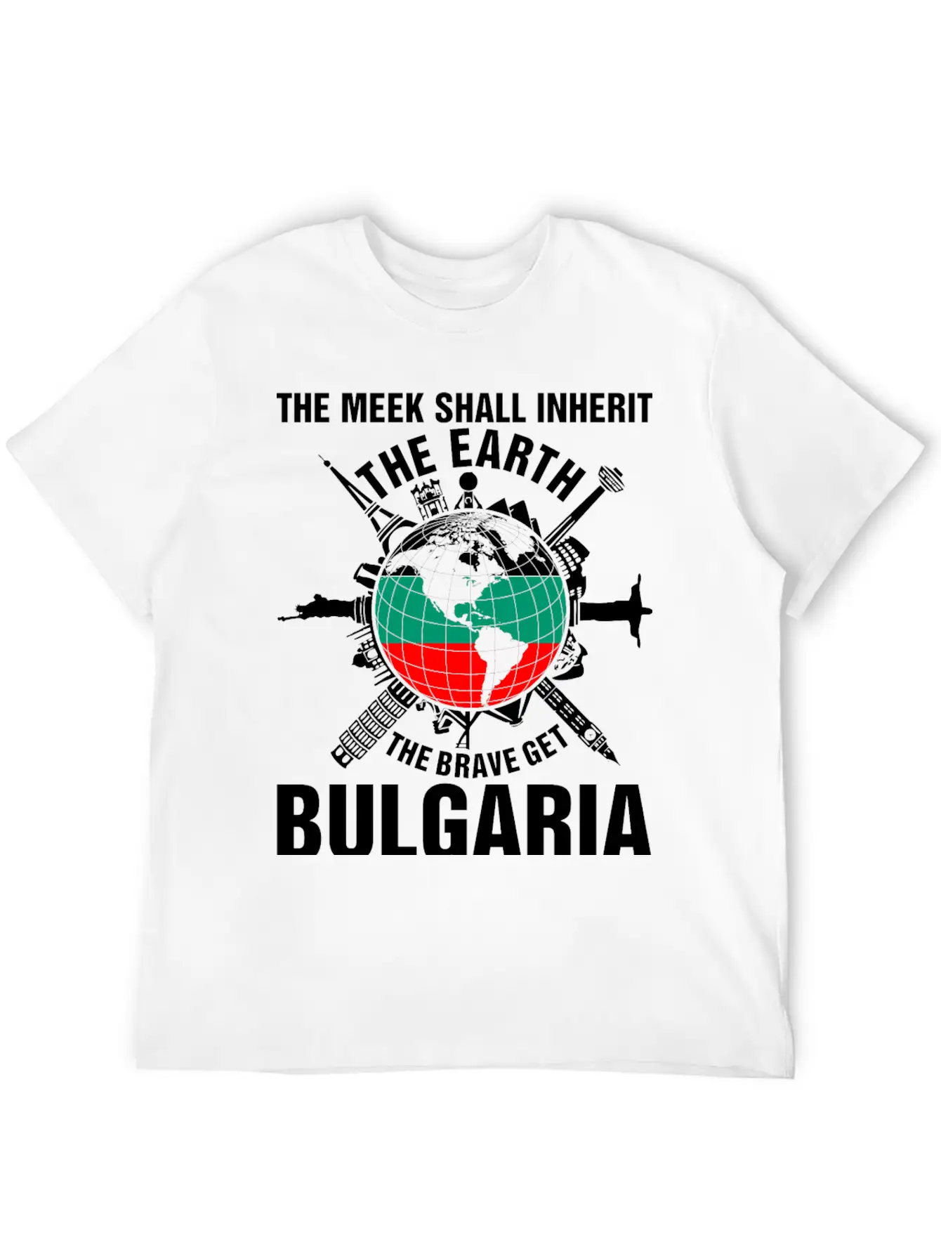 The Earth Brave Get Bulgaria Unisex Casual T-Shirt – Clean Design For Daily Comfort