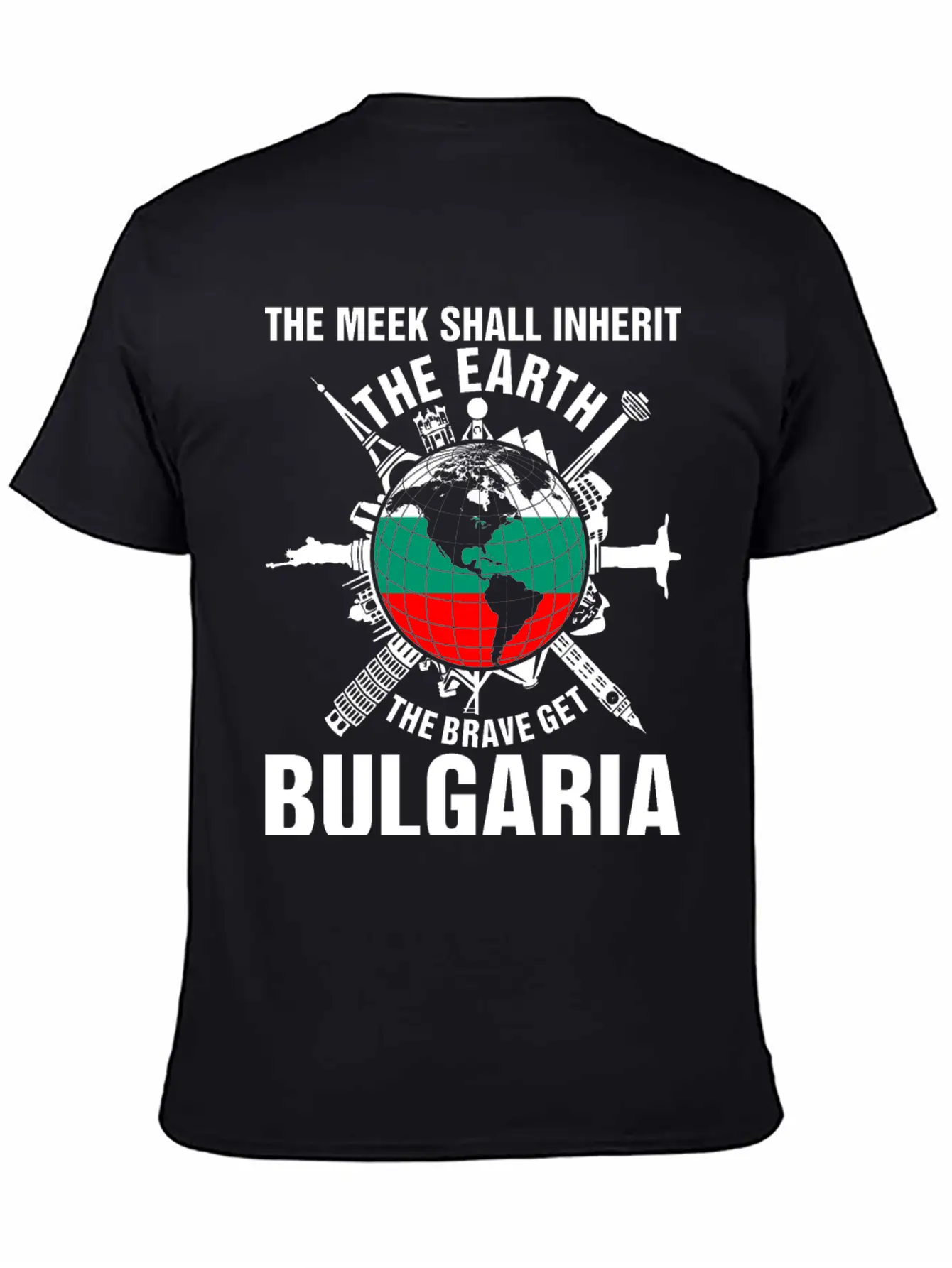 The Earth Brave Get Bulgaria Unisex Casual T-Shirt – Clean Design For Daily Comfort