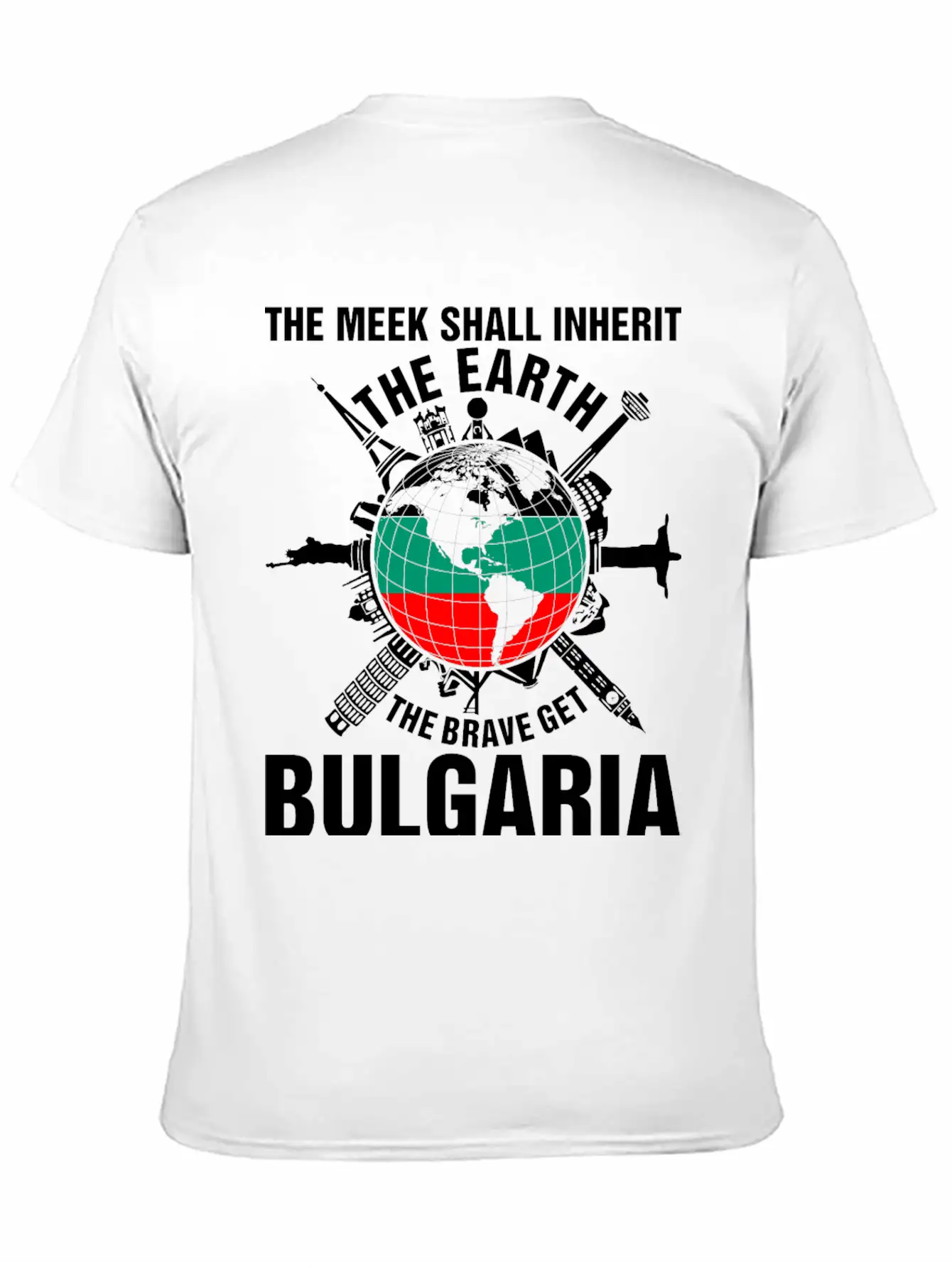 The Earth Brave Get Bulgaria Unisex Casual T-Shirt – Clean Design For Daily Comfort