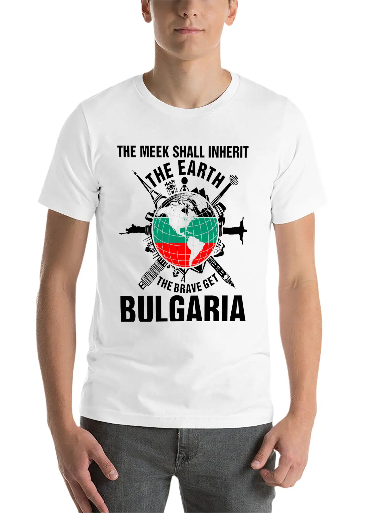The Earth Brave Get Bulgaria Unisex Casual T-Shirt – Clean Design For Daily Comfort