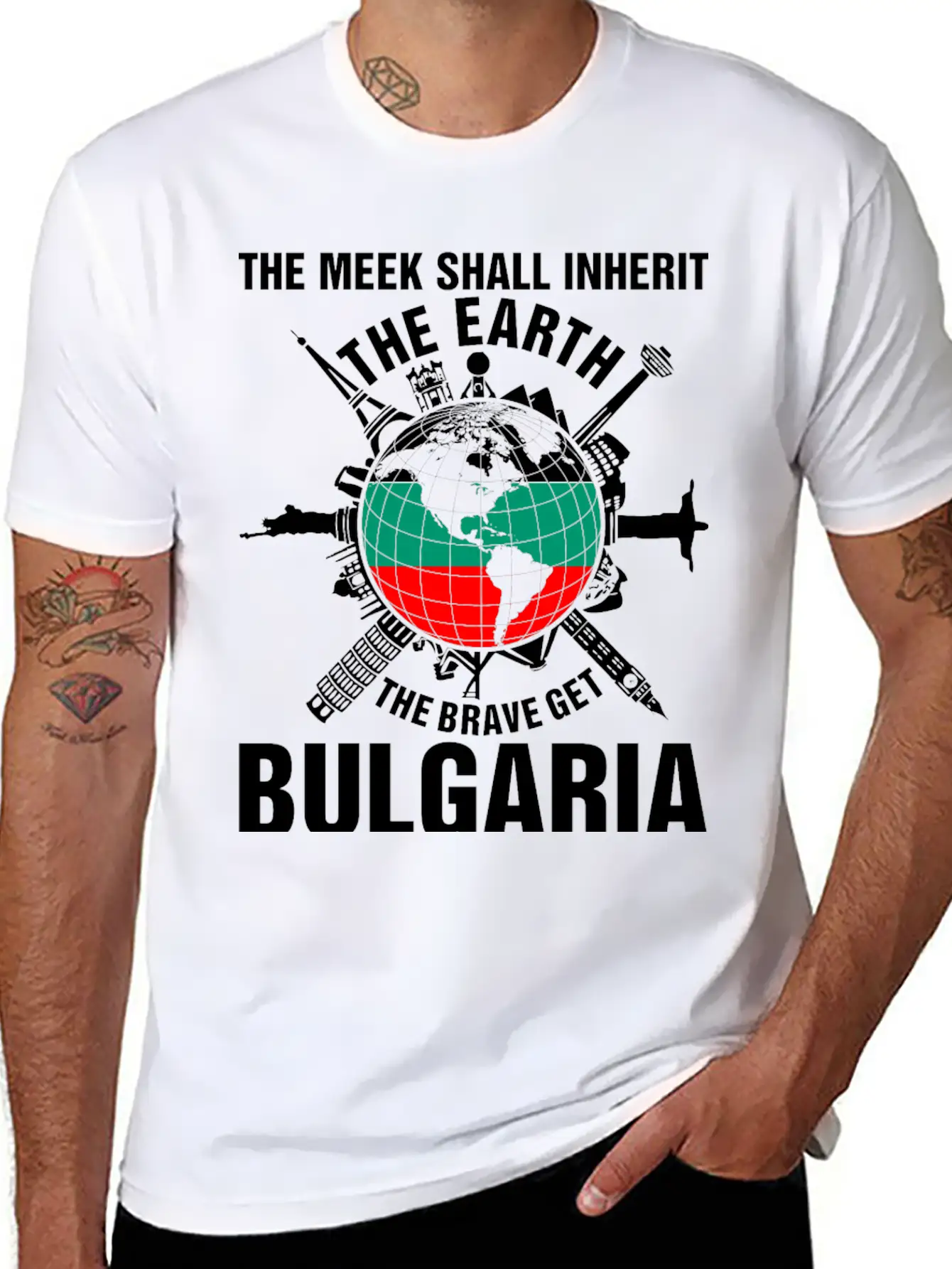 The Earth Brave Get Bulgaria Unisex Casual T-Shirt – Clean Design For Daily Comfort