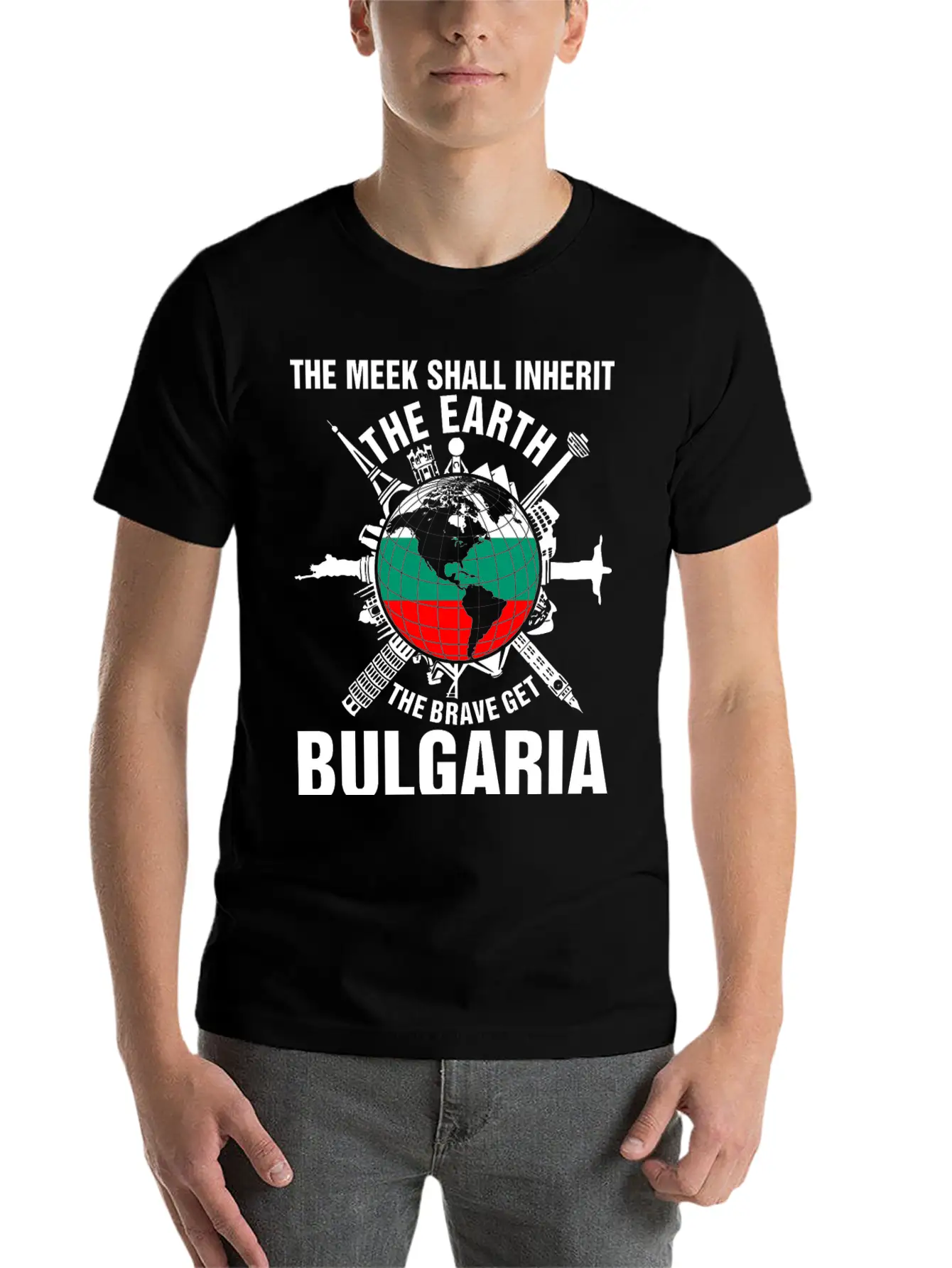 The Earth Brave Get Bulgaria Unisex Casual T-Shirt – Clean Design For Daily Comfort