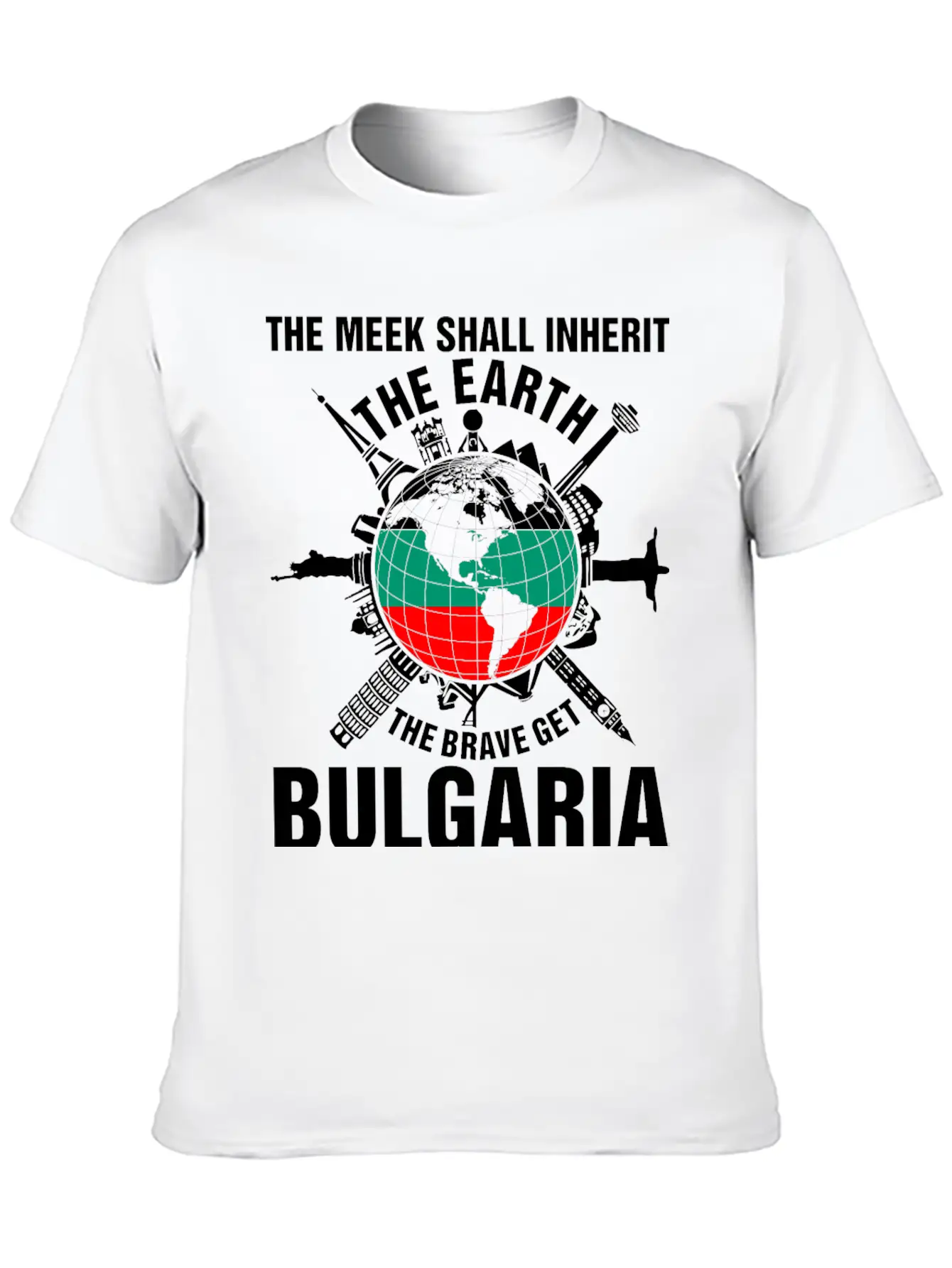 The Earth Brave Get Bulgaria Unisex Casual T-Shirt – Clean Design For Daily Comfort