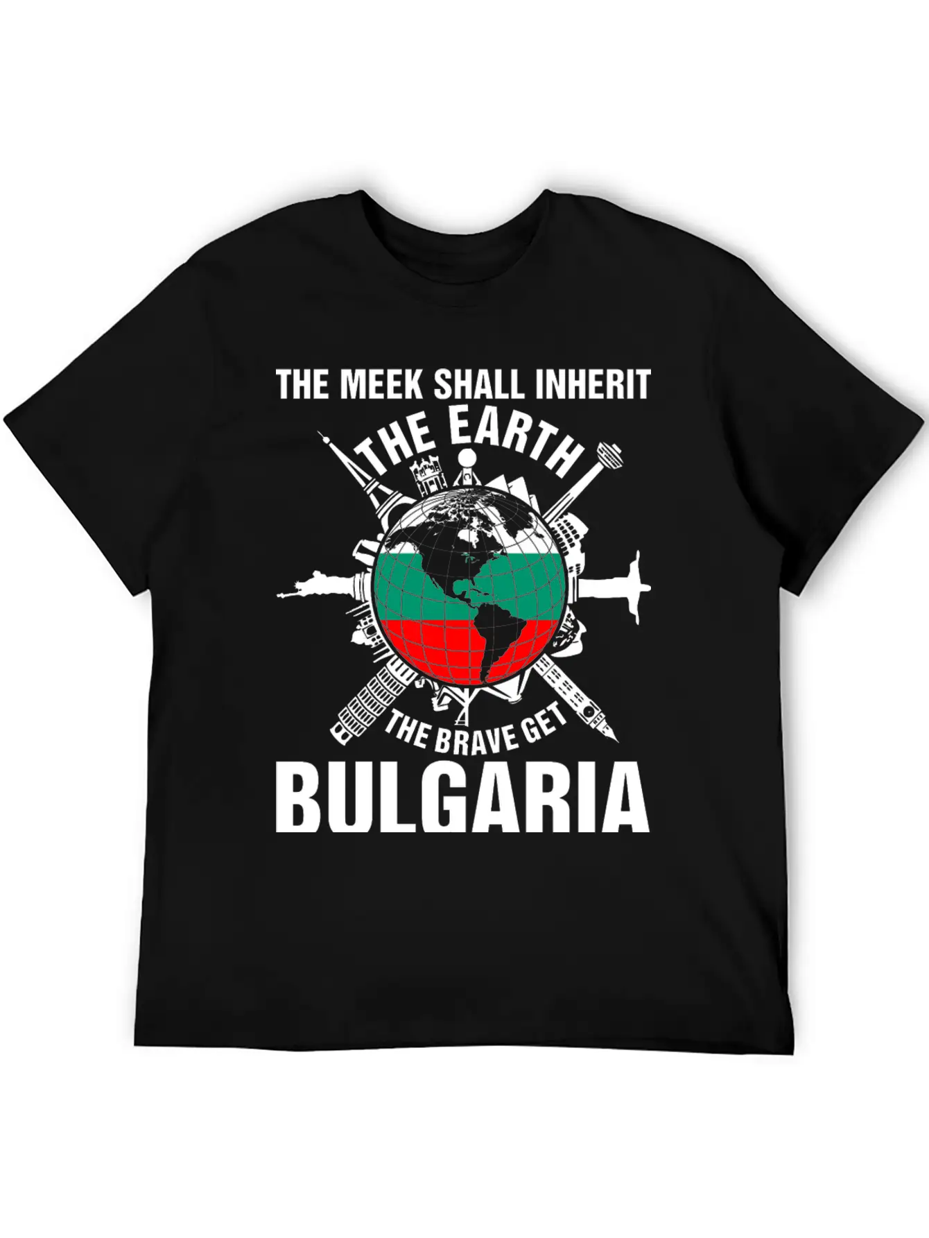 The Earth Brave Get Bulgaria Unisex Casual T-Shirt – Clean Design For Daily Comfort