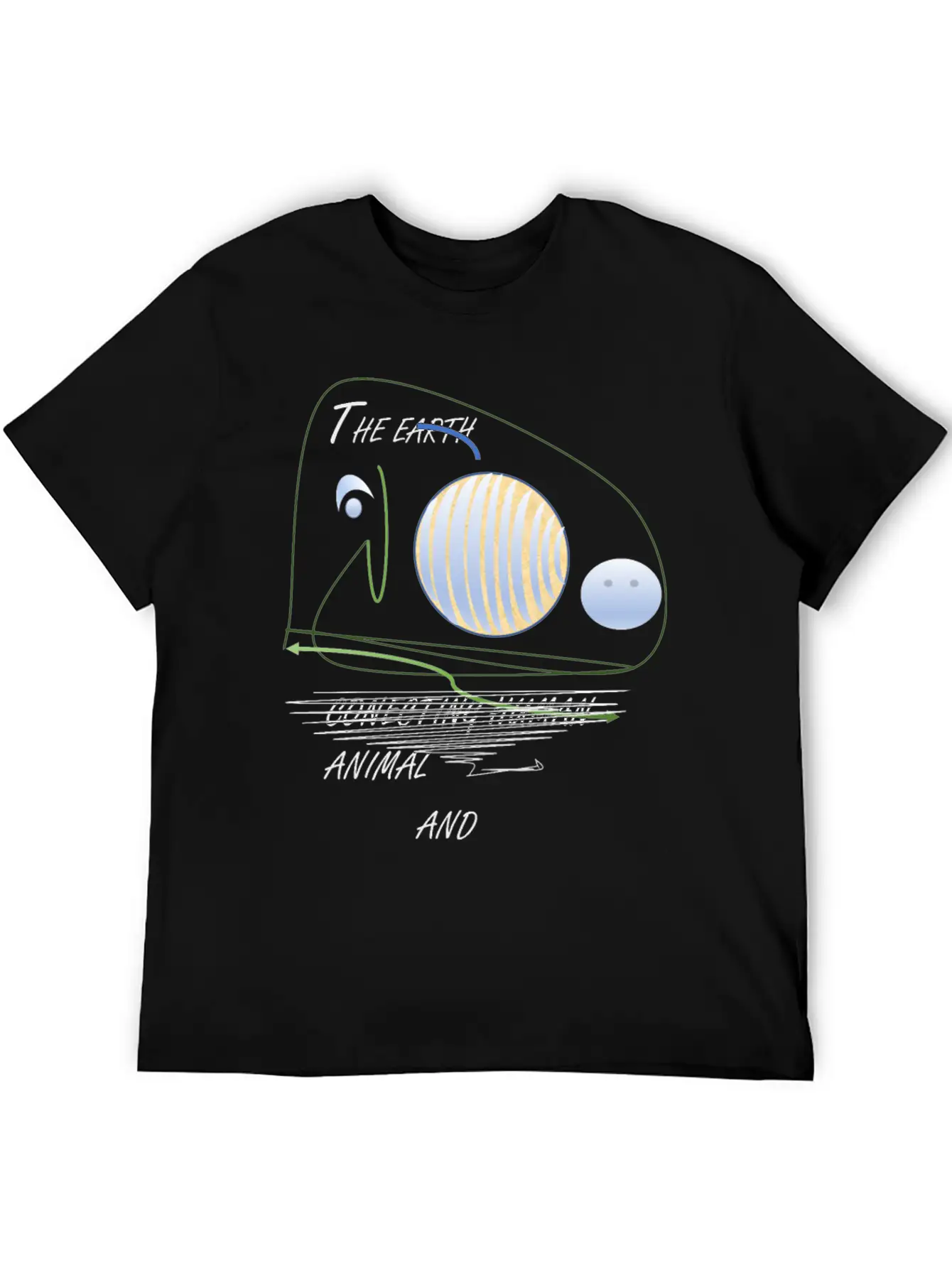THE EARTH Soft Cotton Short Sleeve Tee – Unisex Wardrobe Staple