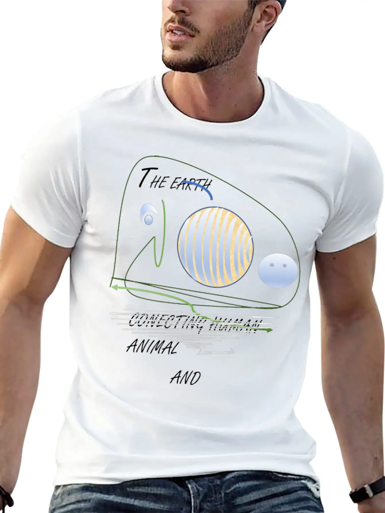 THE EARTH Soft Cotton Short Sleeve Tee – Unisex Wardrobe Staple