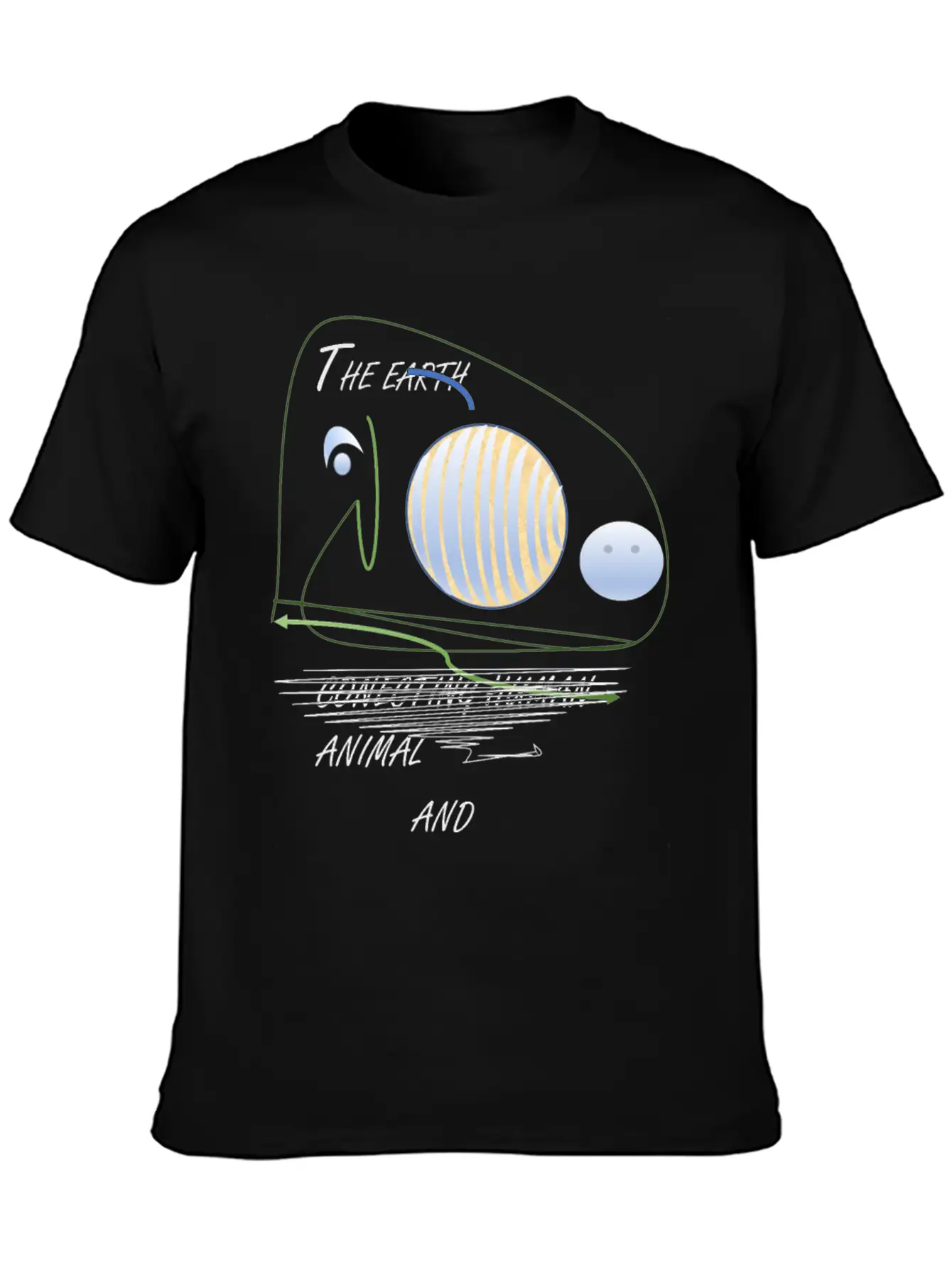 THE EARTH Soft Cotton Short Sleeve Tee – Unisex Wardrobe Staple