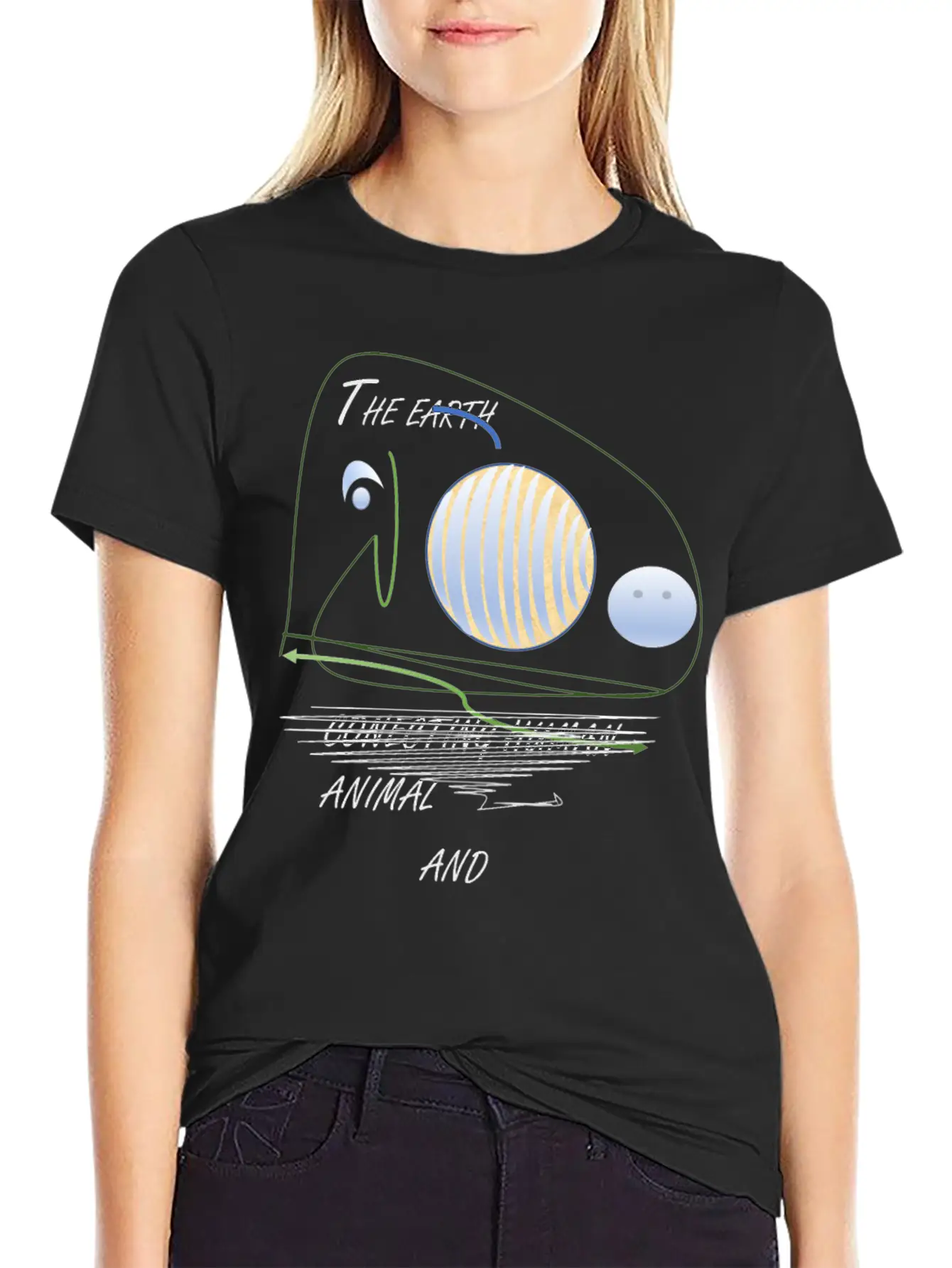 THE EARTH Soft Cotton Short Sleeve Tee – Unisex Wardrobe Staple