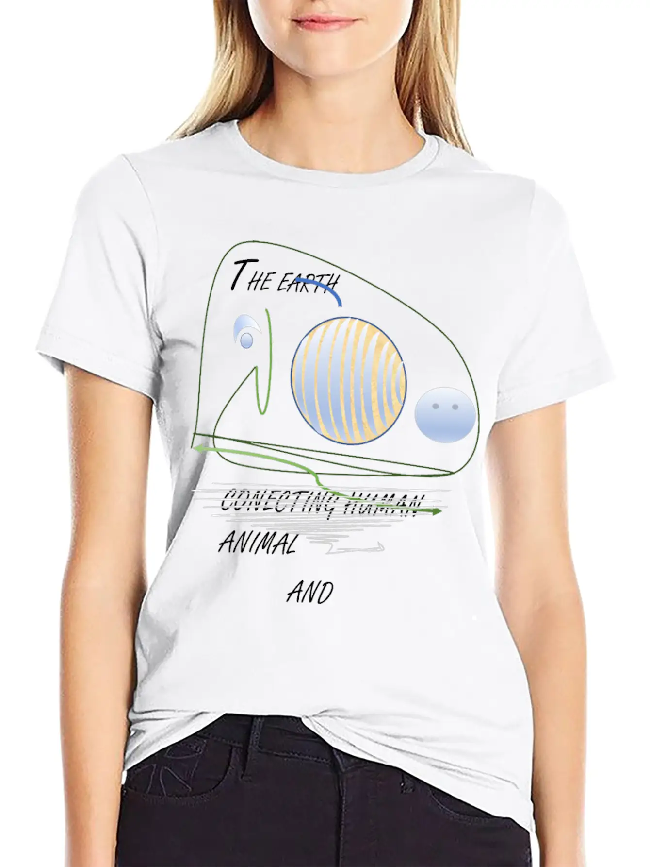 THE EARTH Soft Cotton Short Sleeve Tee – Unisex Wardrobe Staple