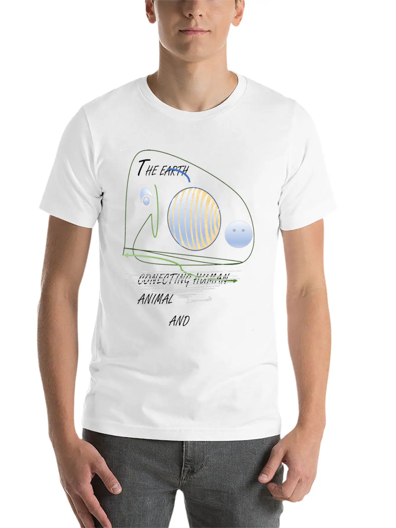 THE EARTH Soft Cotton Short Sleeve Tee – Unisex Wardrobe Staple