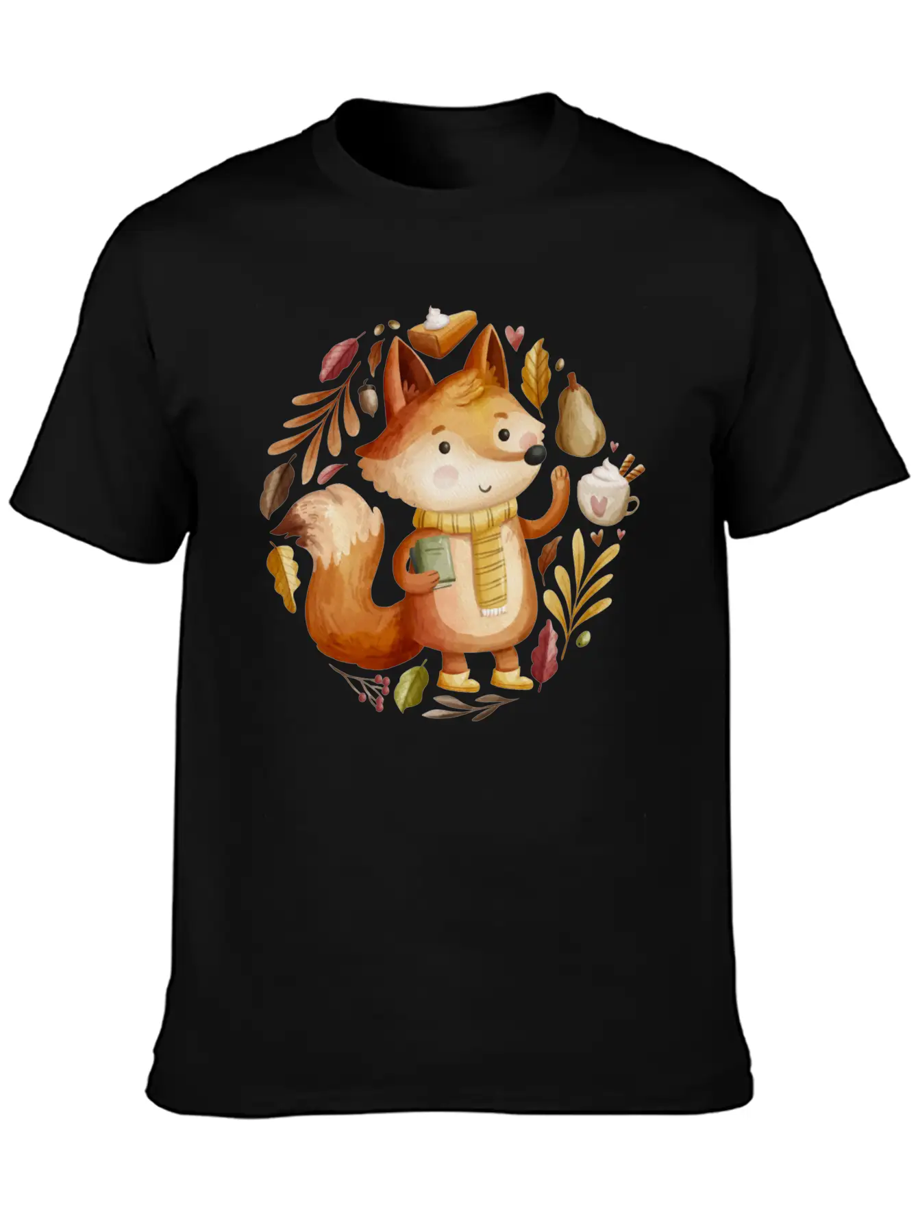 The Fox Autumn Unisex Casual T-Shirt ��� Clean Design For Daily Comfort