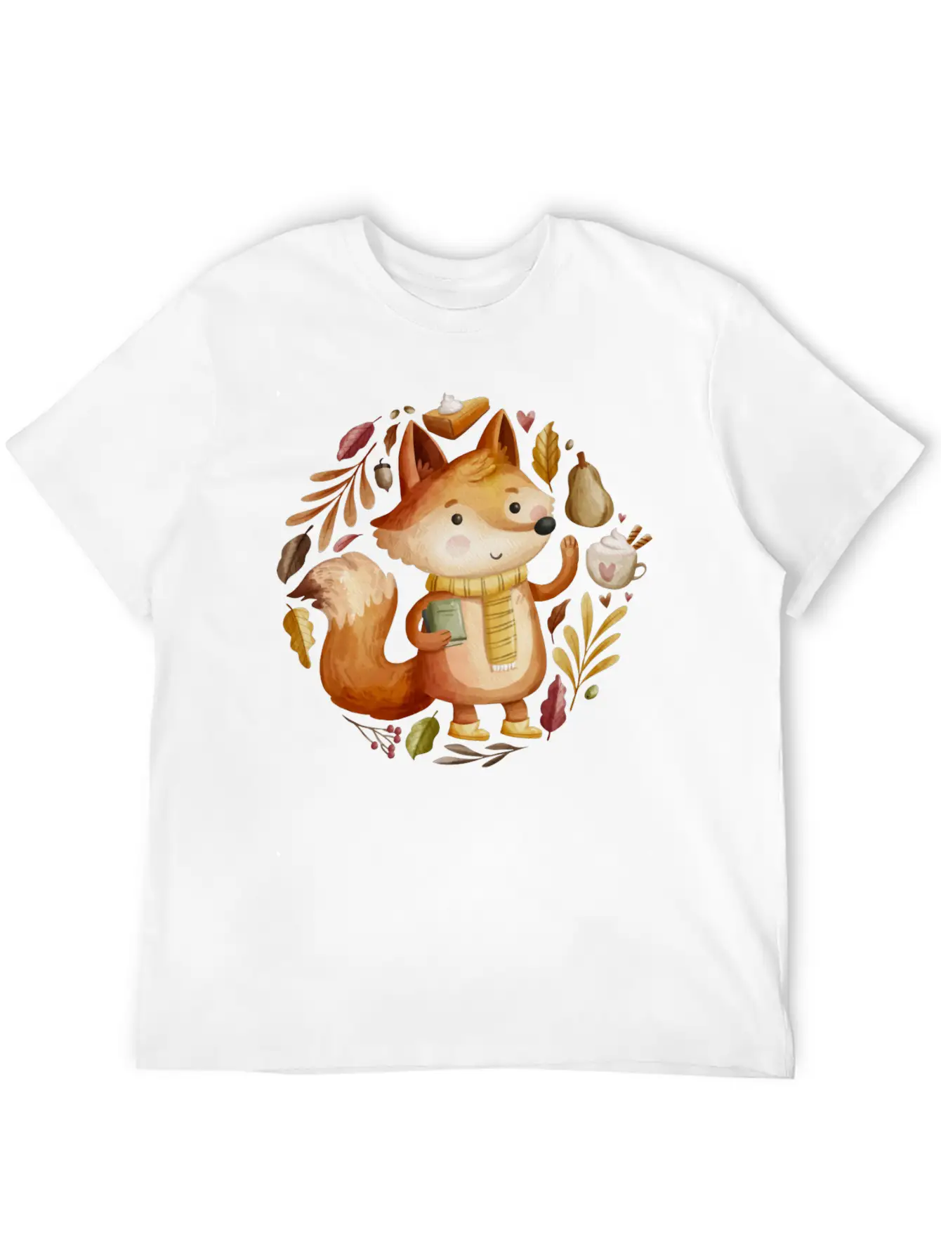 The Fox Autumn Unisex Casual T-Shirt ��� Clean Design For Daily Comfort
