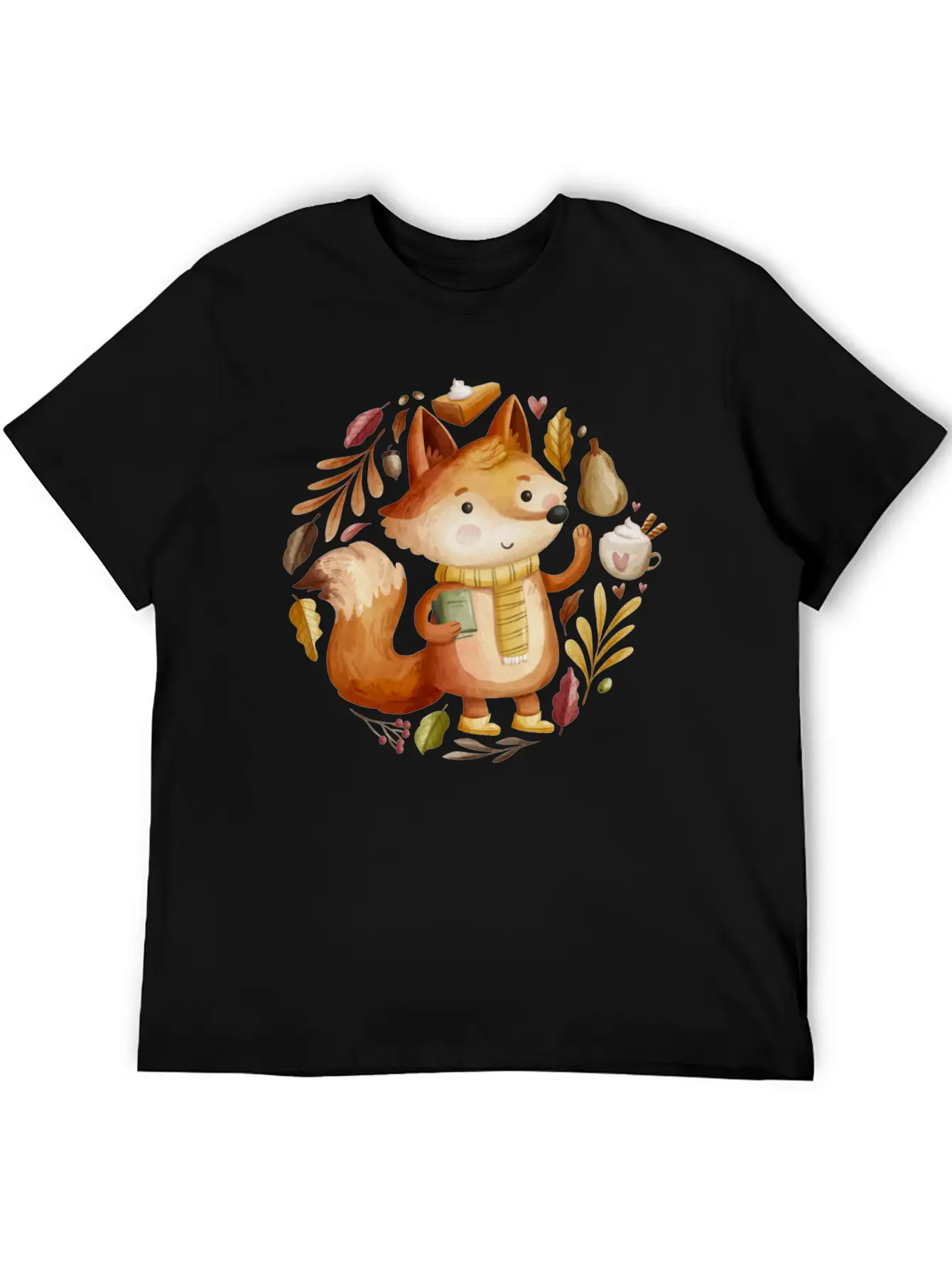 The Fox Autumn Unisex Casual T-Shirt ��� Clean Design For Daily Comfort