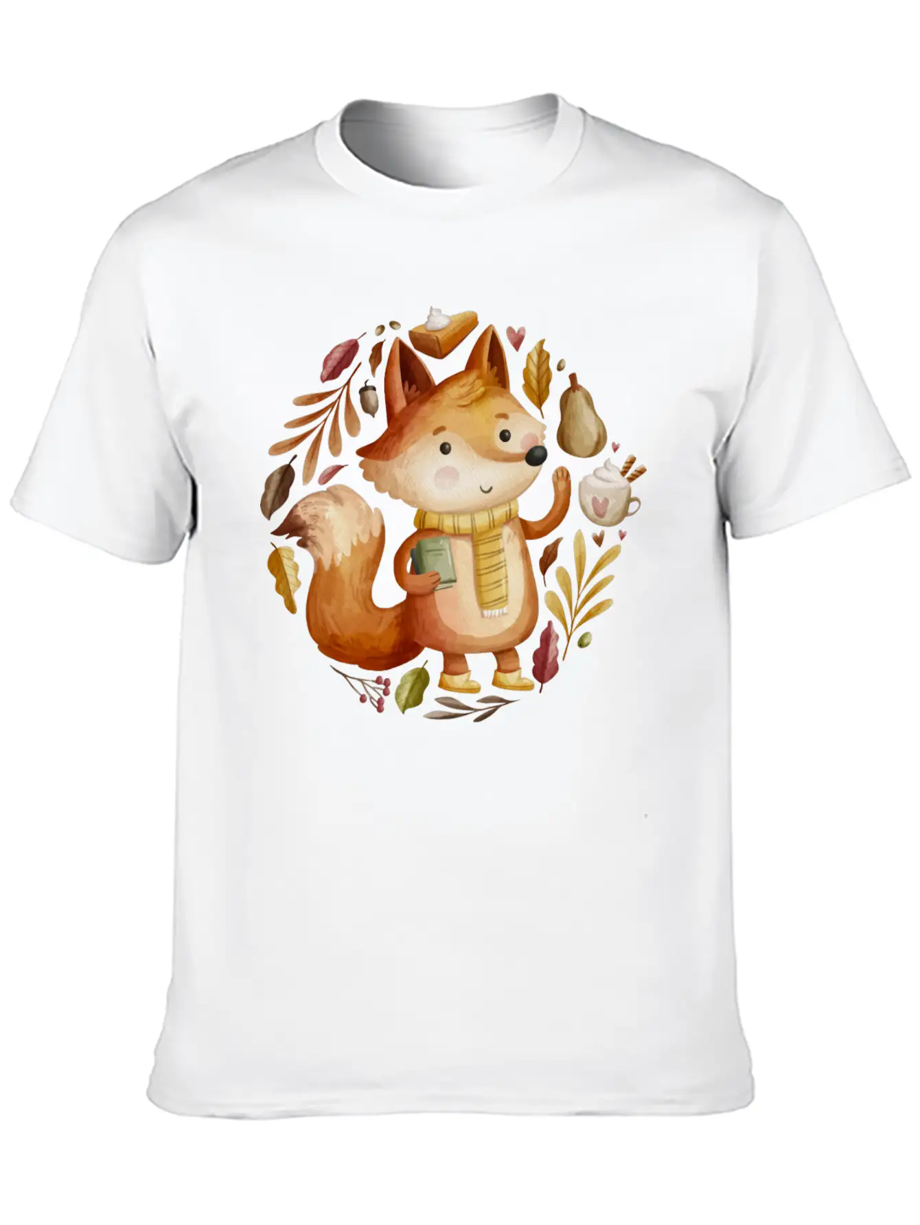 The Fox Autumn Unisex Casual T-Shirt ��� Clean Design For Daily Comfort