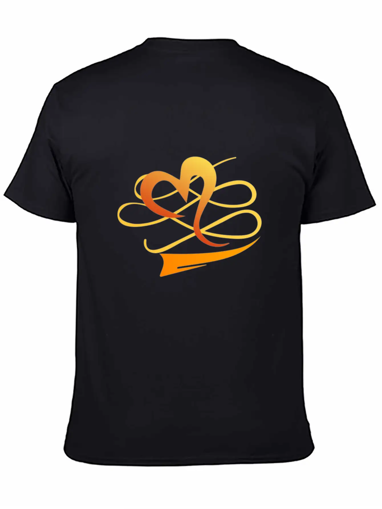 The Golden Heart Essential Cotton Tee For Daily Outfits – Unisex Style