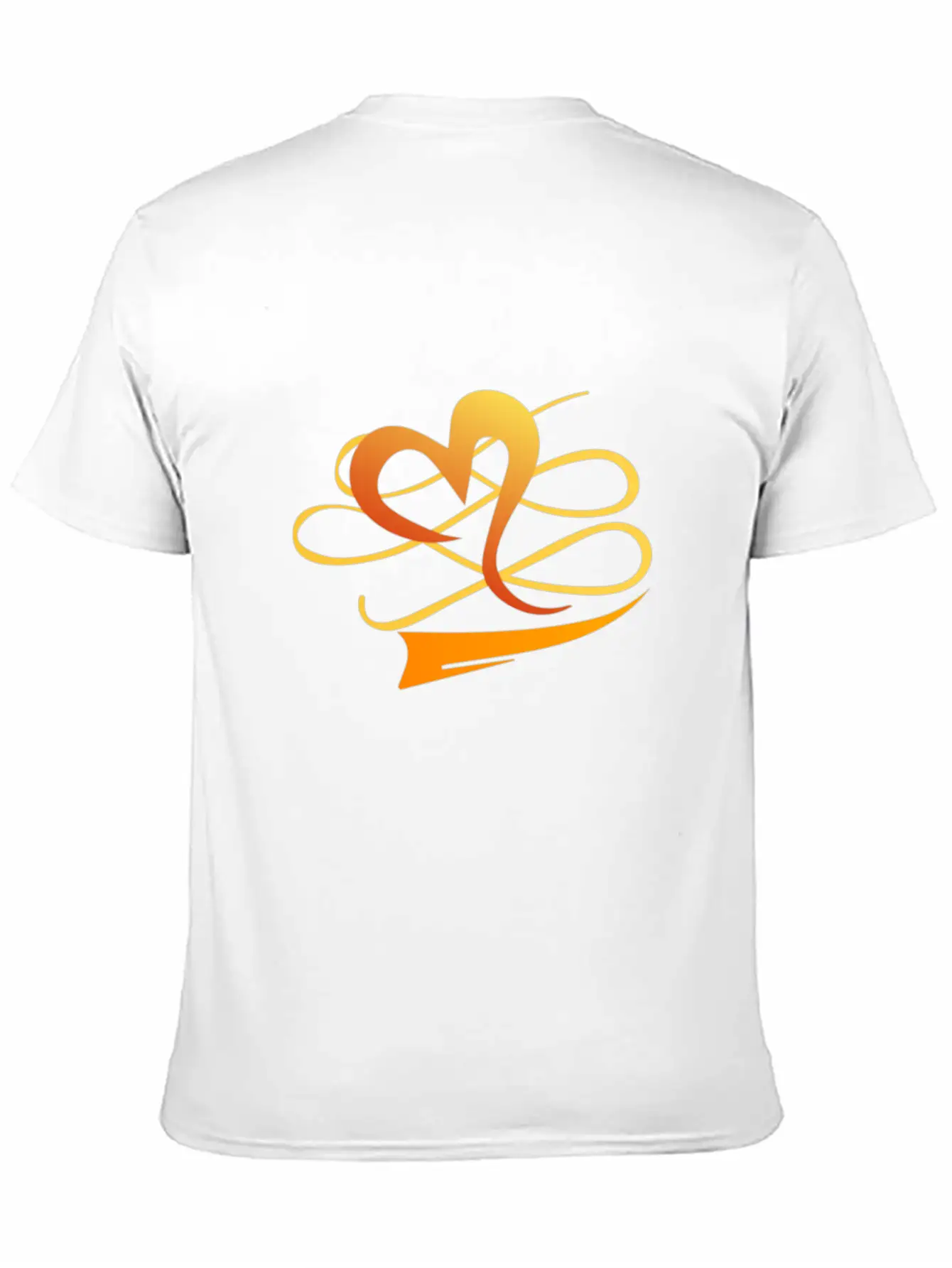The Golden Heart Essential Cotton Tee For Daily Outfits – Unisex Style