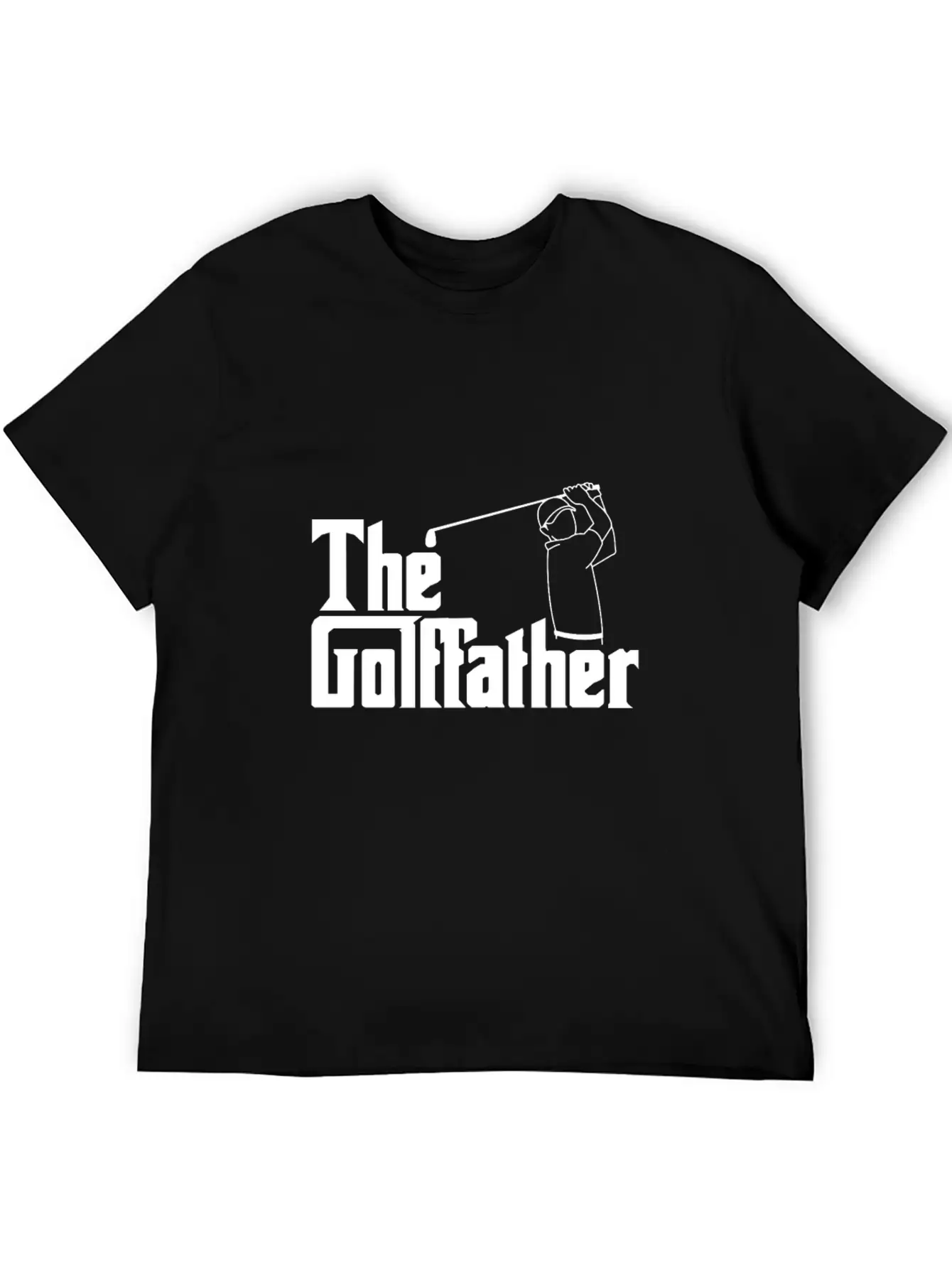 The Golf Father The Golffather Golfer Shirt Basic Graphic T-Shirt – Daily Comfort In Soft Cotton