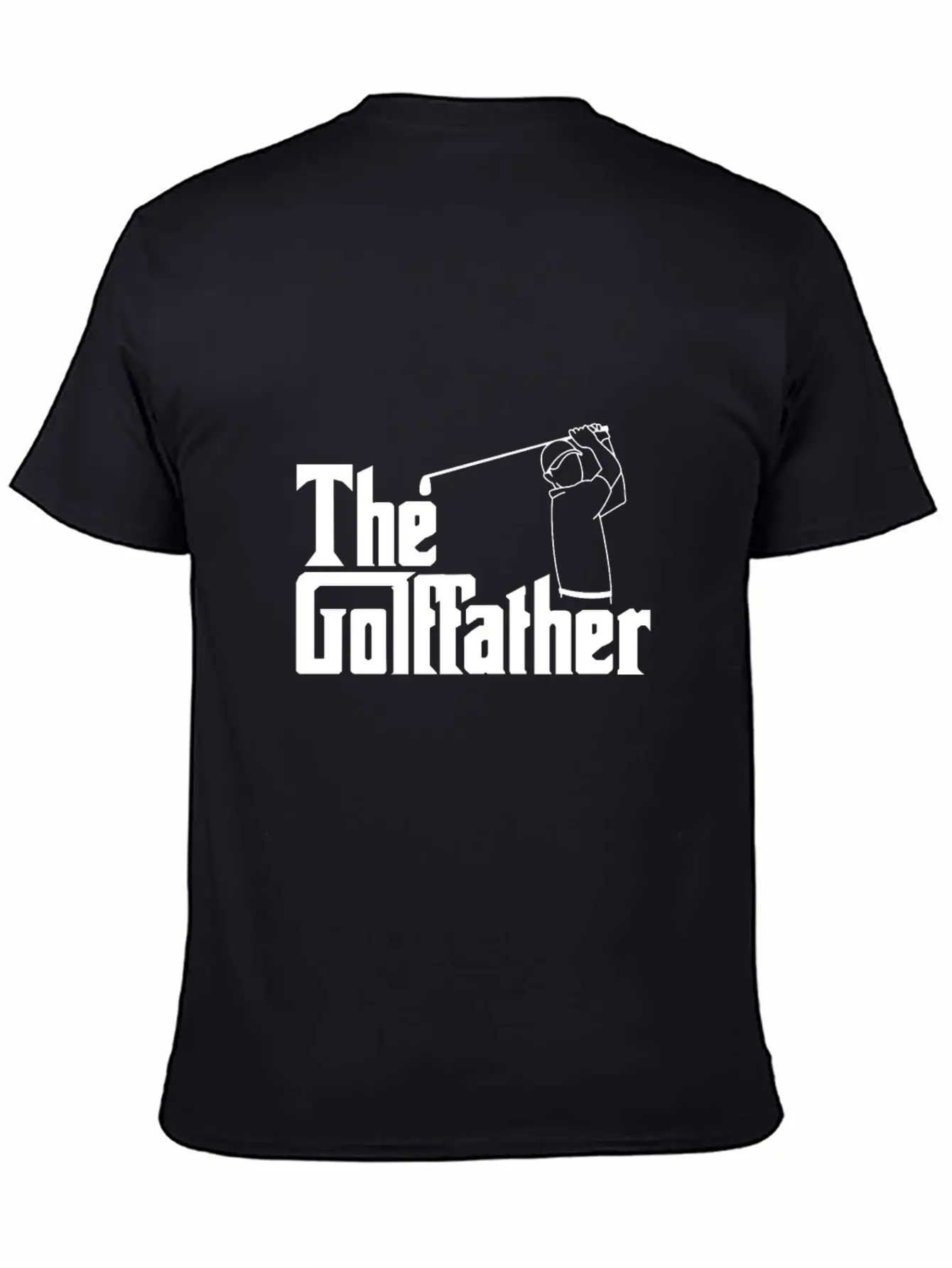 The Golf Father The Golffather Golfer Shirt Basic Graphic T-Shirt – Daily Comfort In Soft Cotton
