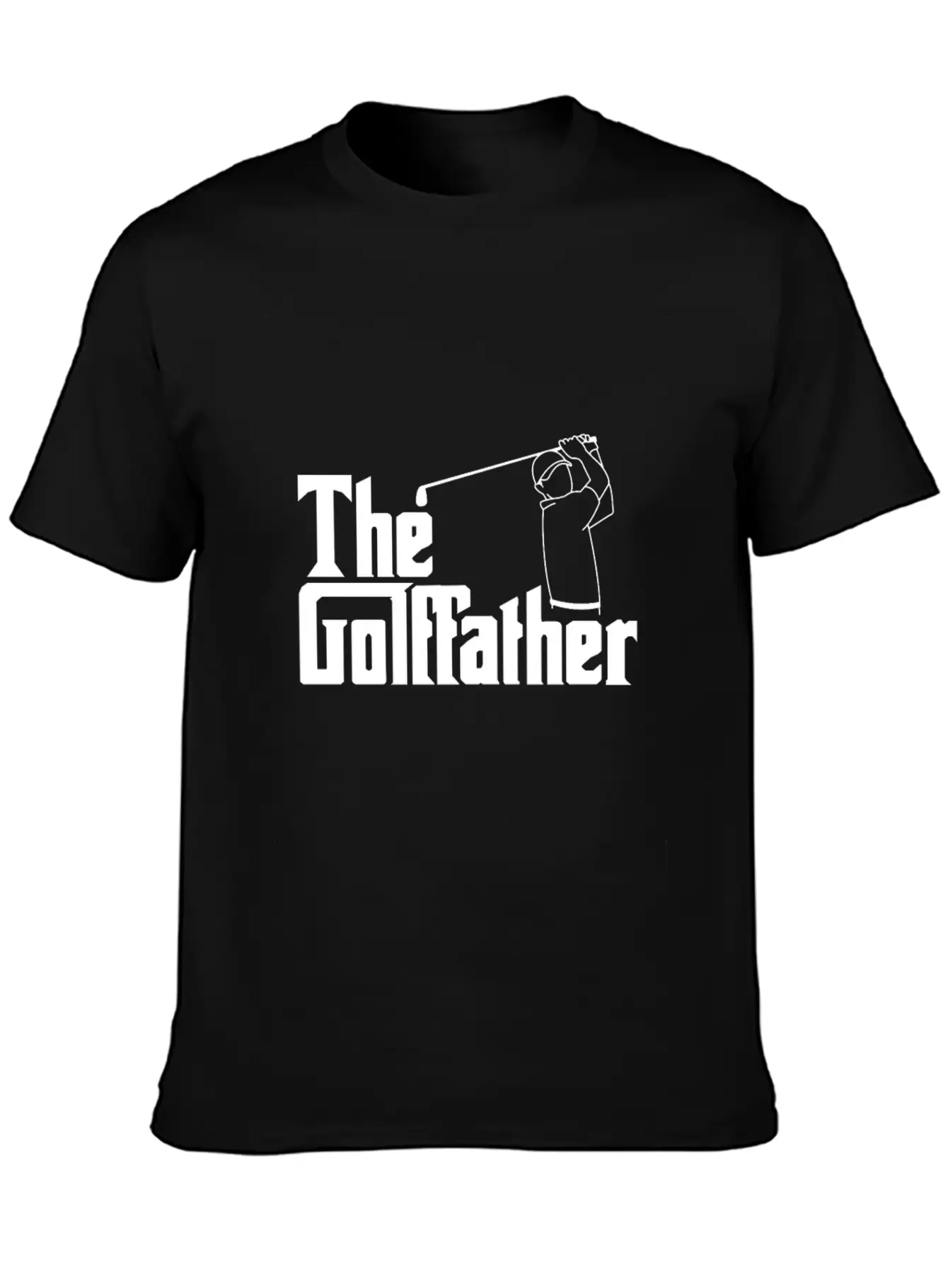 The Golf Father The Golffather Golfer Shirt Basic Graphic T-Shirt – Daily Comfort In Soft Cotton
