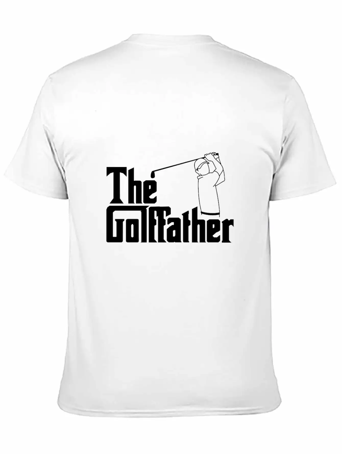 The Golf Father The Golffather Golfer Shirt Basic Graphic T-Shirt – Daily Comfort In Soft Cotton